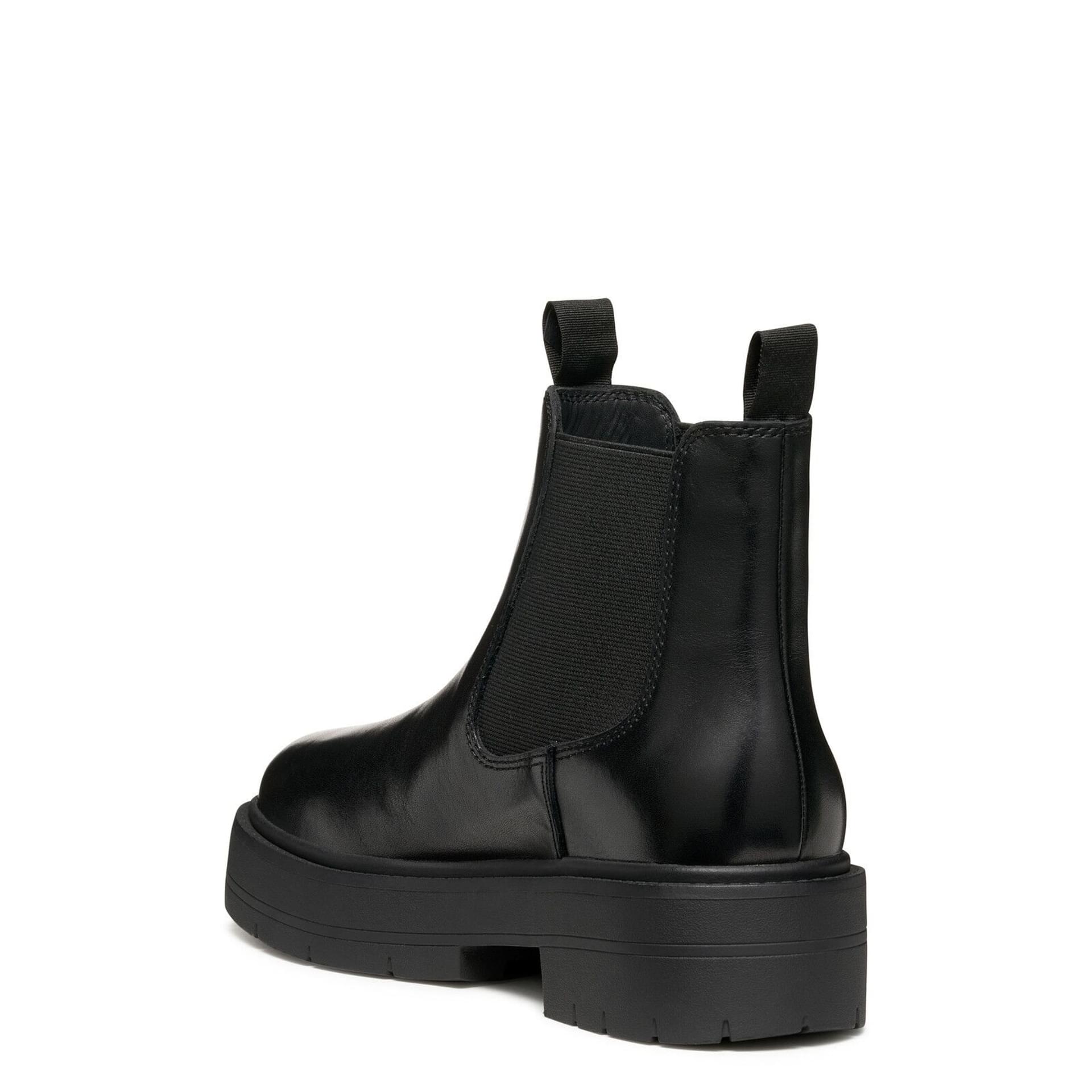 Geox Spherica Ec7 Enkellaarsjes D56VDA_00043 in Black