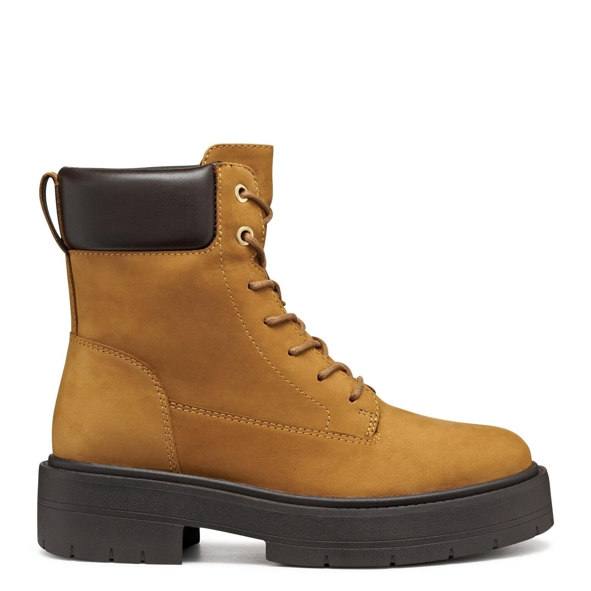 Geox Spherica Ec7 Ankle Boots D56VDC_032KB in Lion/Dark Brown