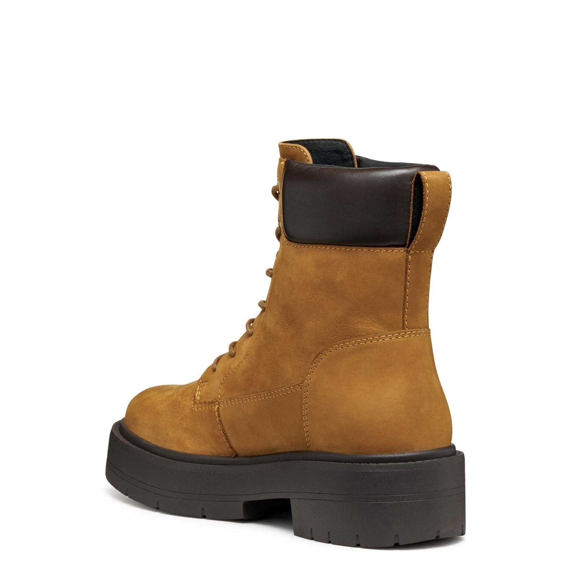 Geox Spherica Ec7 Ankle Boots D56VDC_032KB in Lion/Dark Brown