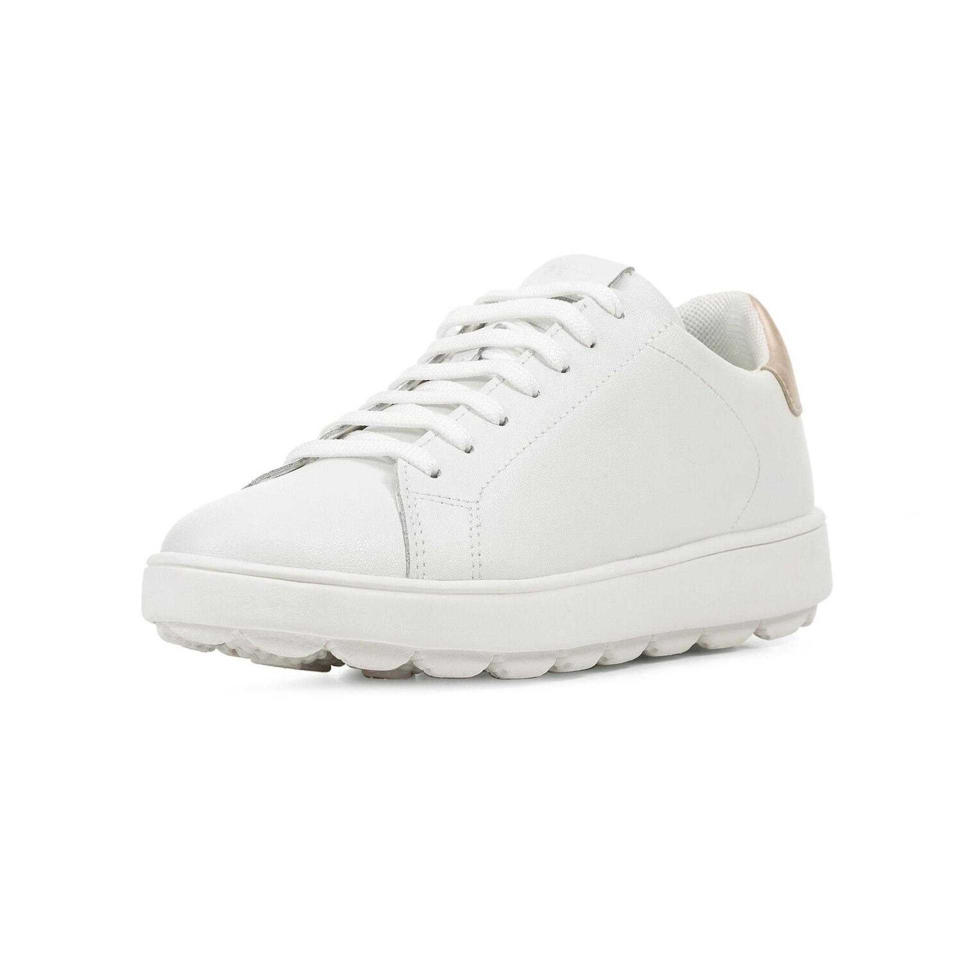 Geox Spherica Ecub-1 B Sneakers D65PJA_09BNF in White/Light Gold