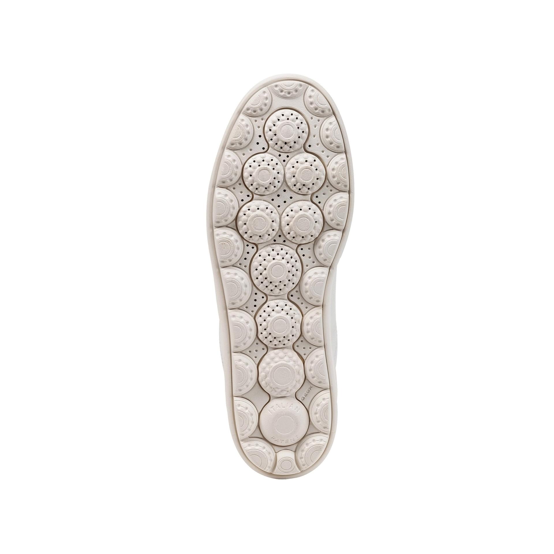 Geox Spherica Ecub-1 B Sneakers D65PJA_09BNF in White/Light Gold