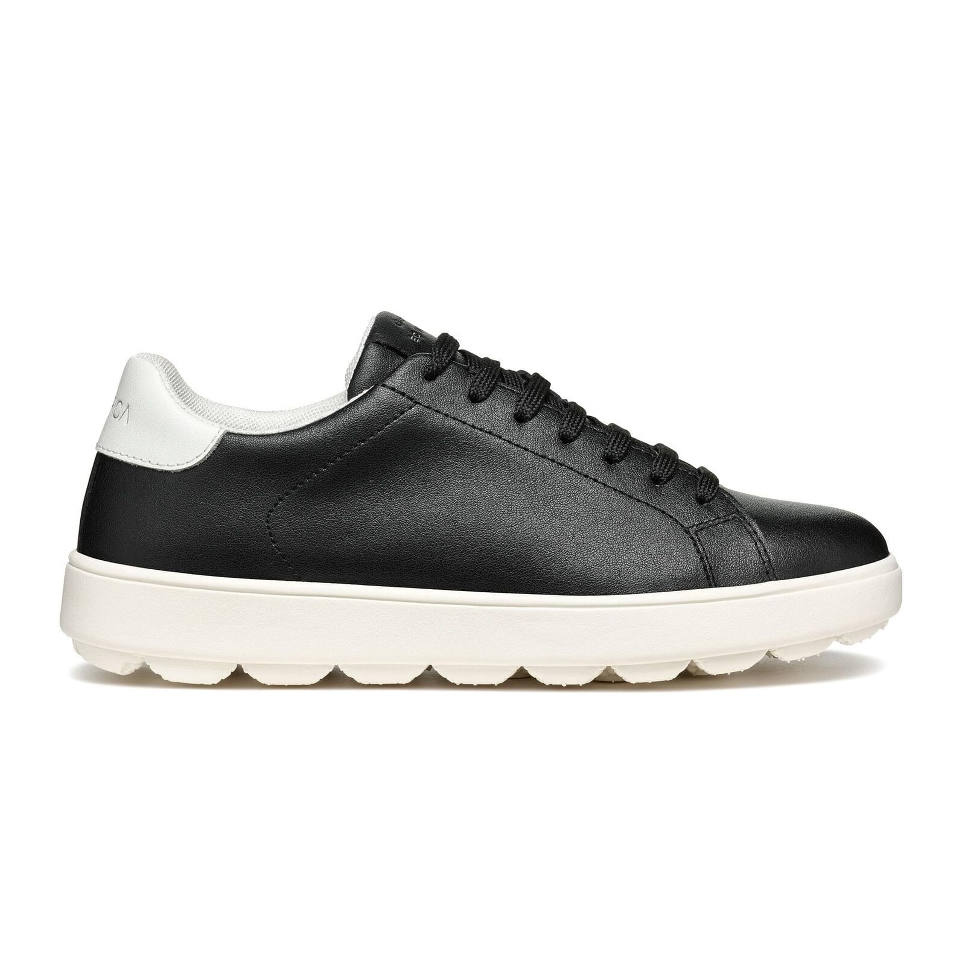 Geox Spherica Ecub-1 Sneakers D45WEA_0009B in Black/White