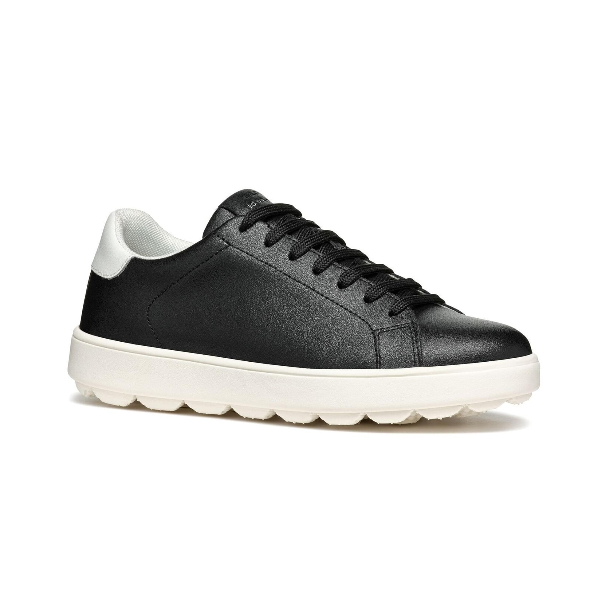 Geox Spherica Ecub-1 Sneakers D45WEA_0009B in Black/White