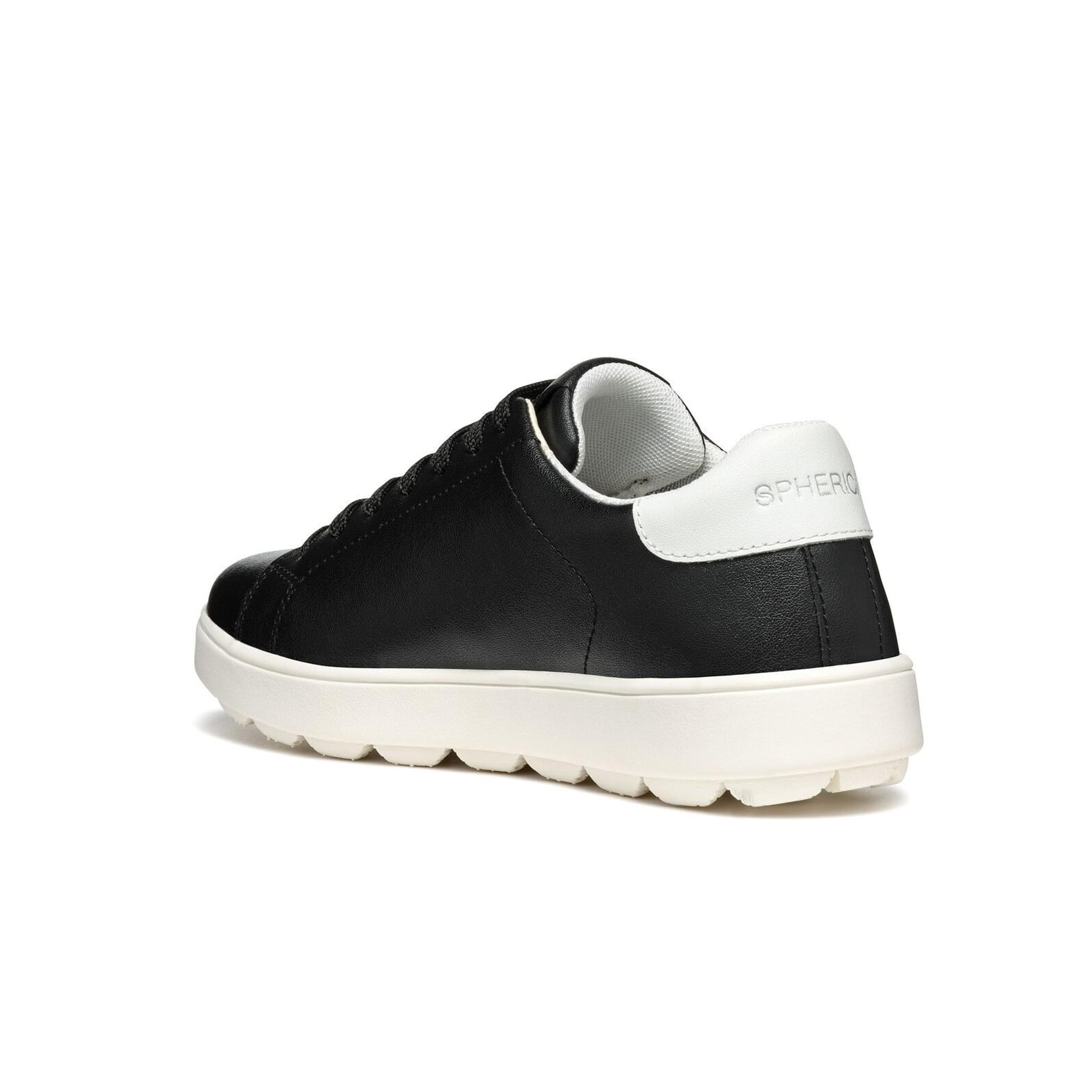 Geox Spherica Ecub-1 Sneakers D45WEA_0009B in Black/White