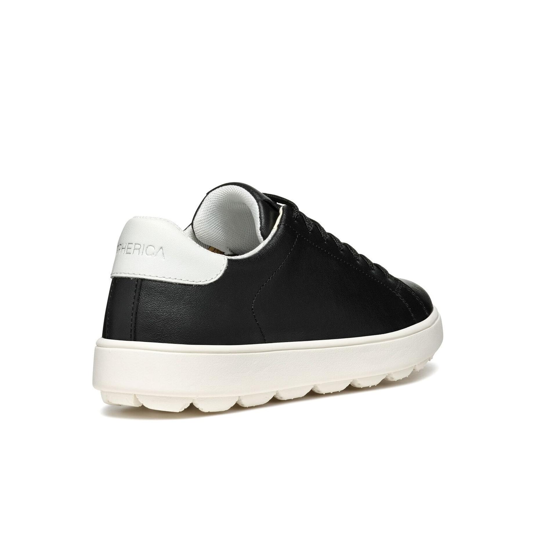 Geox Spherica Ecub-1 Sneakers D45WEA_0009B in Black/White