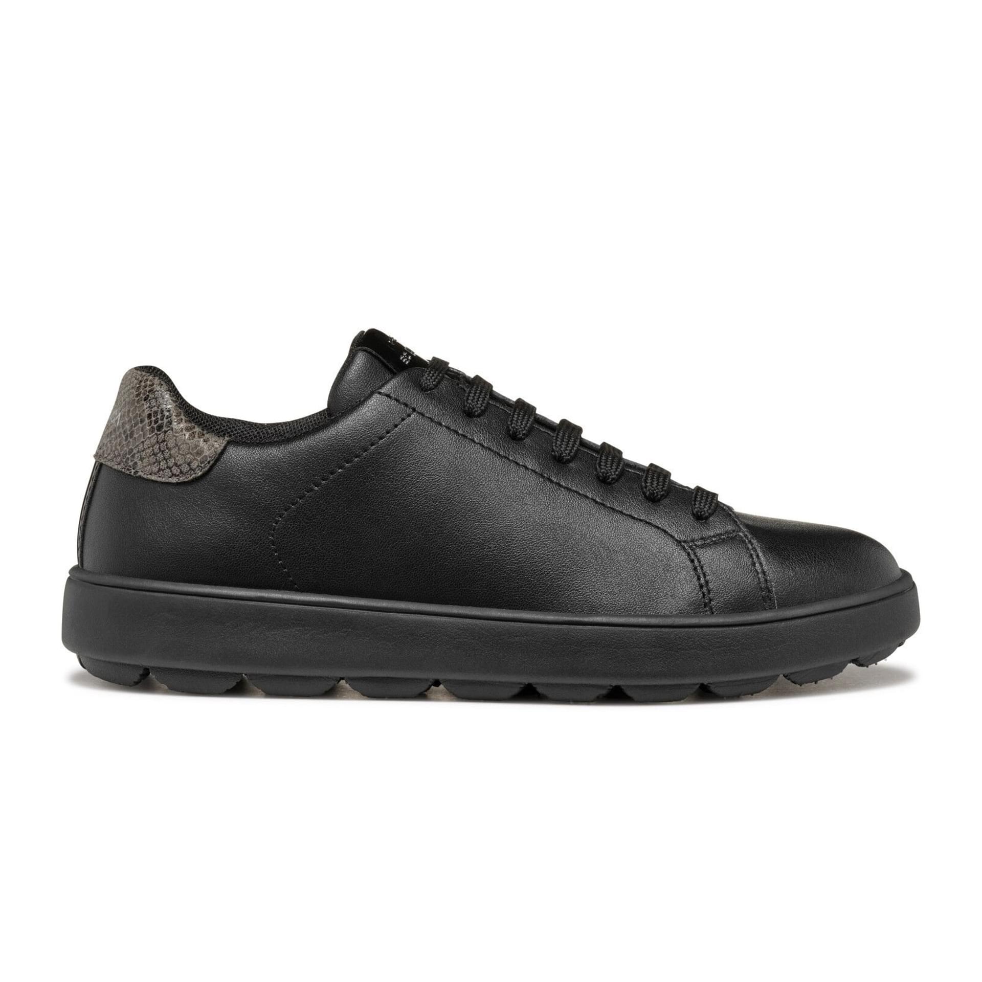 Geox Spherica Ecub-1 Sneakers D45WEA_09B04 in Black/Dark Grey