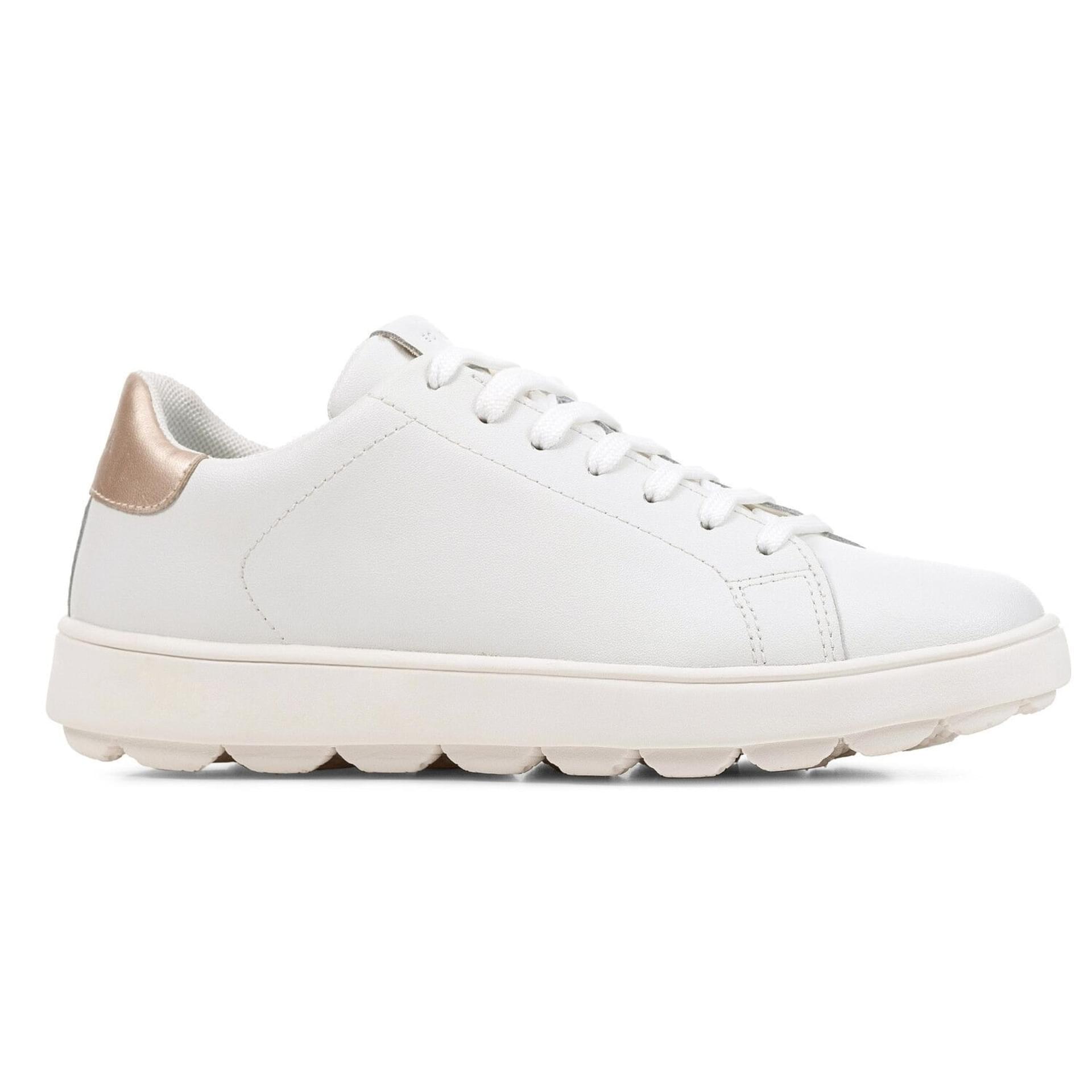 Geox Spherica Ecub-1 Sneakers D45WEA_09BNF in White/Light Gold