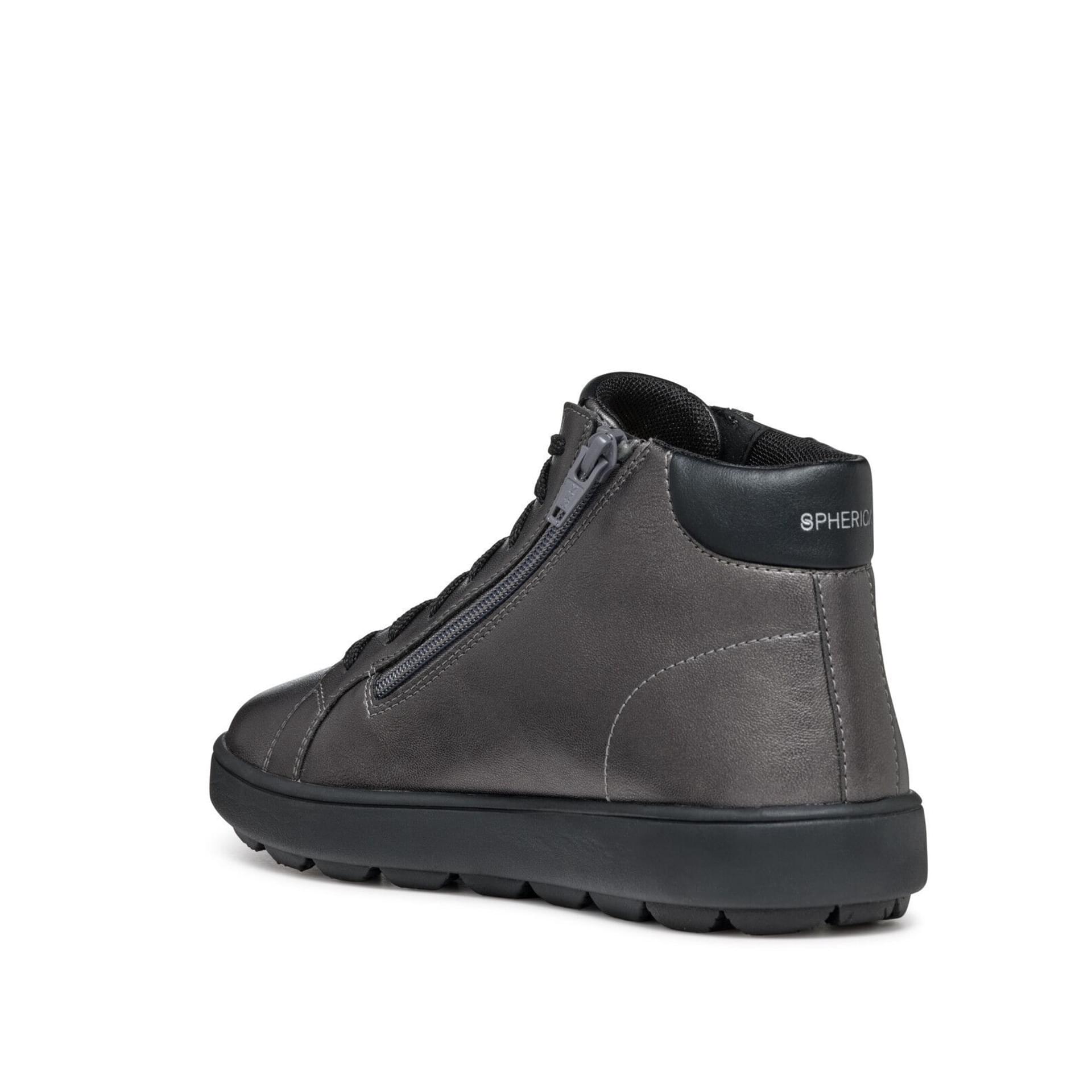 Geox Spherica Ecub-1 Sneakers D46WEB_0NFBC in Gun/Black