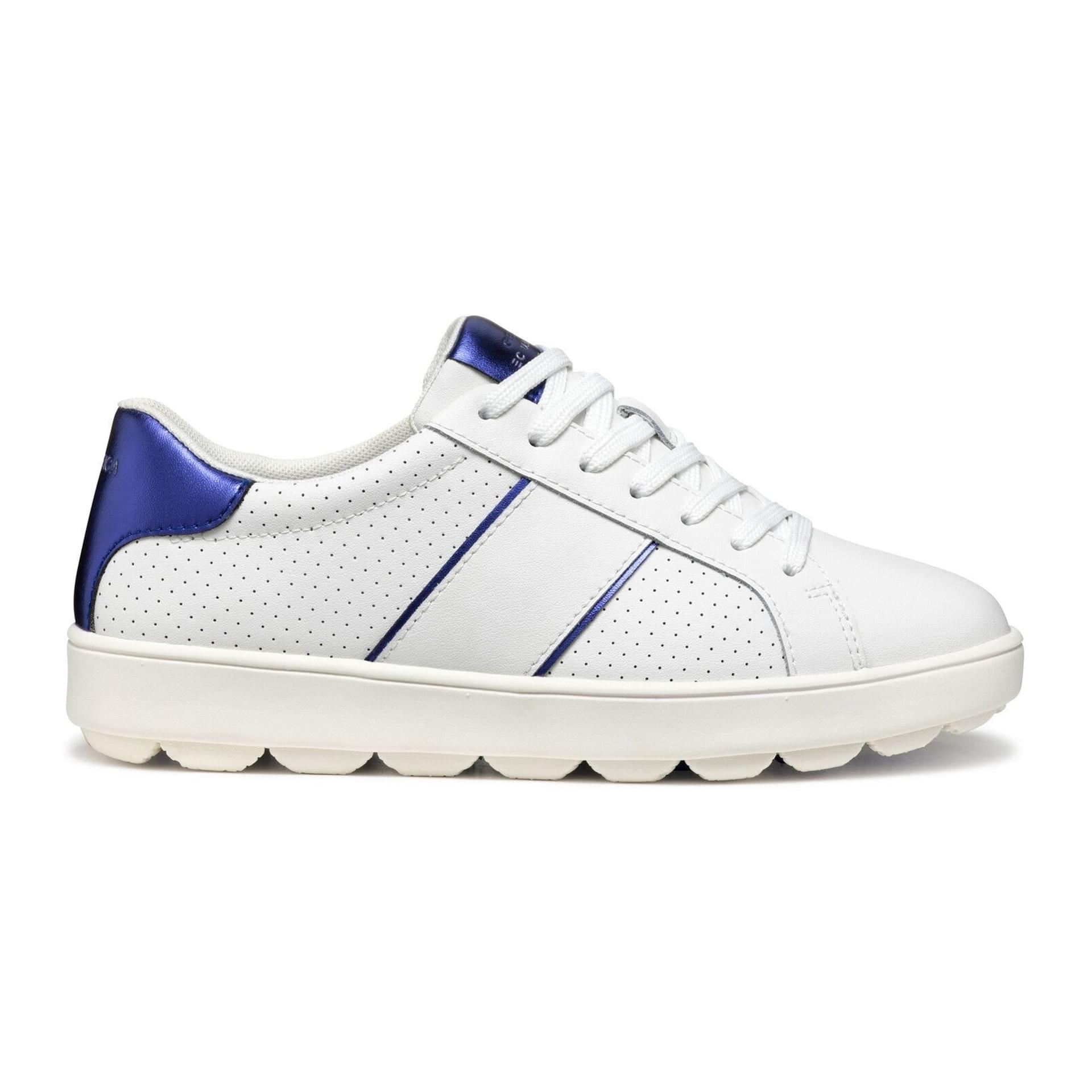 Geox Spherica Ecub-1 Sneakers D55WEA_09BBN in White/Blue