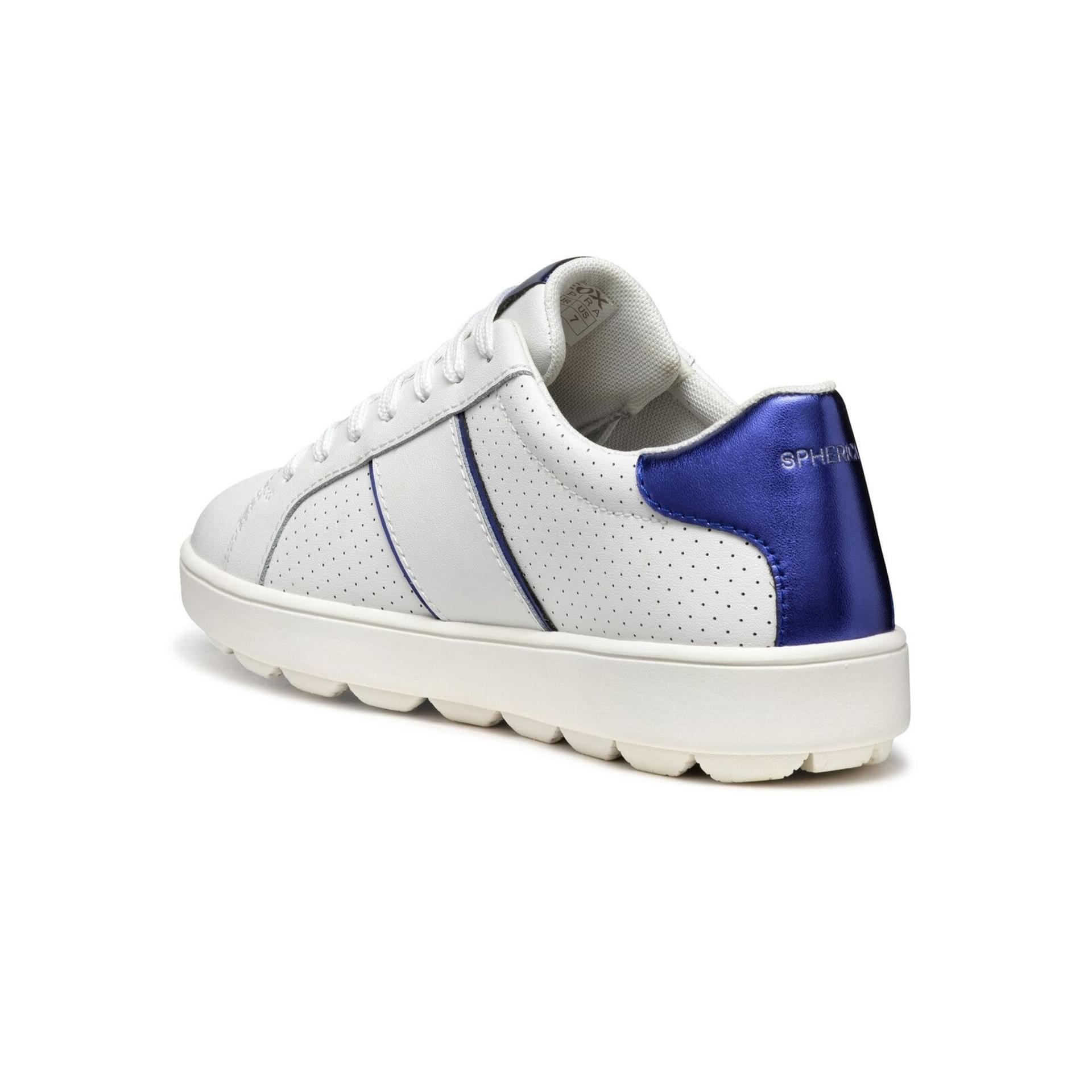 Geox Spherica Ecub-1 Sneakers D55WEA_09BBN in White/Blue