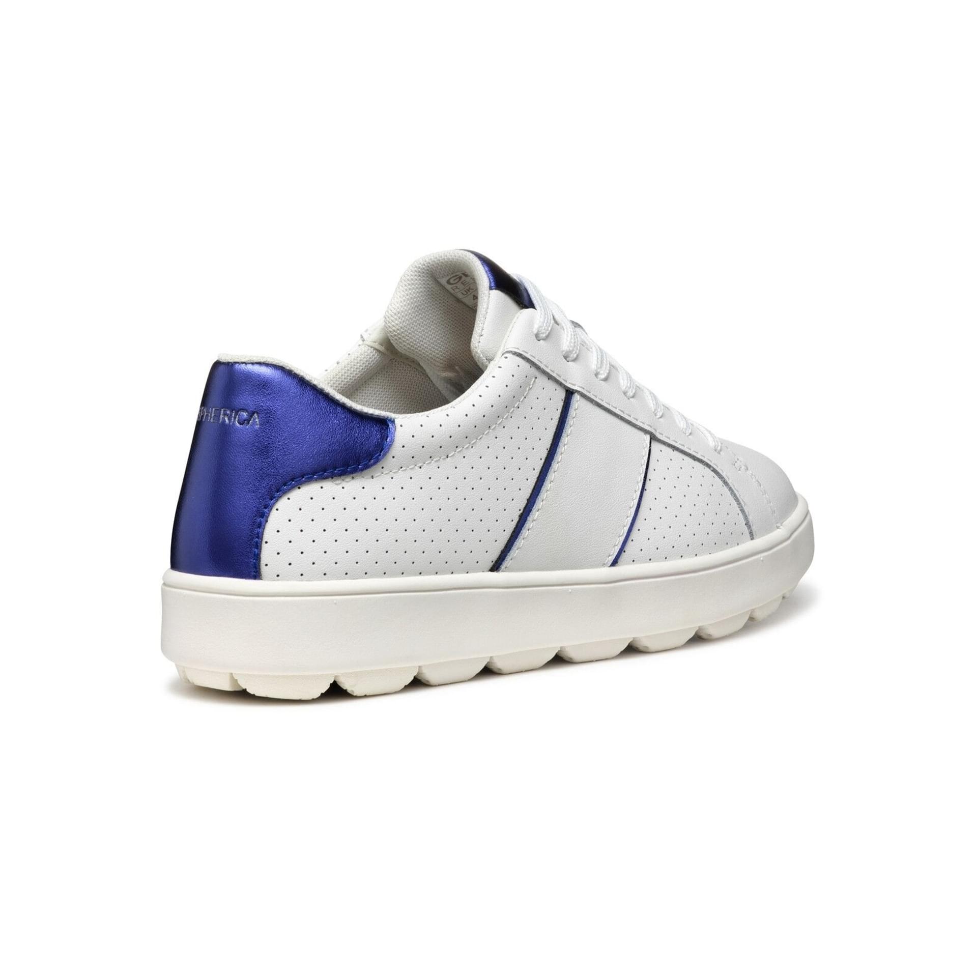 Geox Spherica Ecub-1 Sneakers D55WEA_09BBN in White/Blue