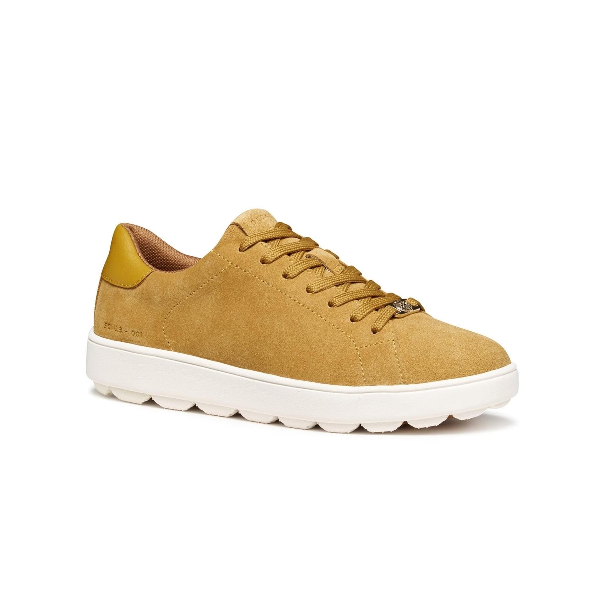 Geox Spherica Ecub-1 Sneakers D55WEB_022BC in Yellow