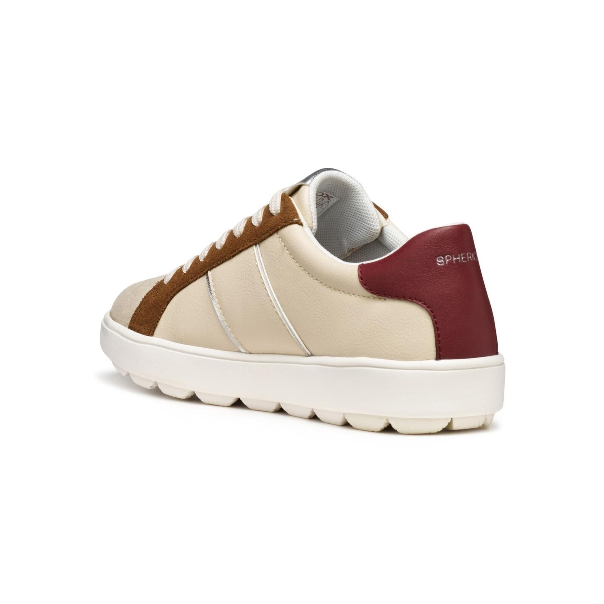 Geox Spherica Ecub-1 Sneakers D56WEA_05422 in Papyrus/Mud