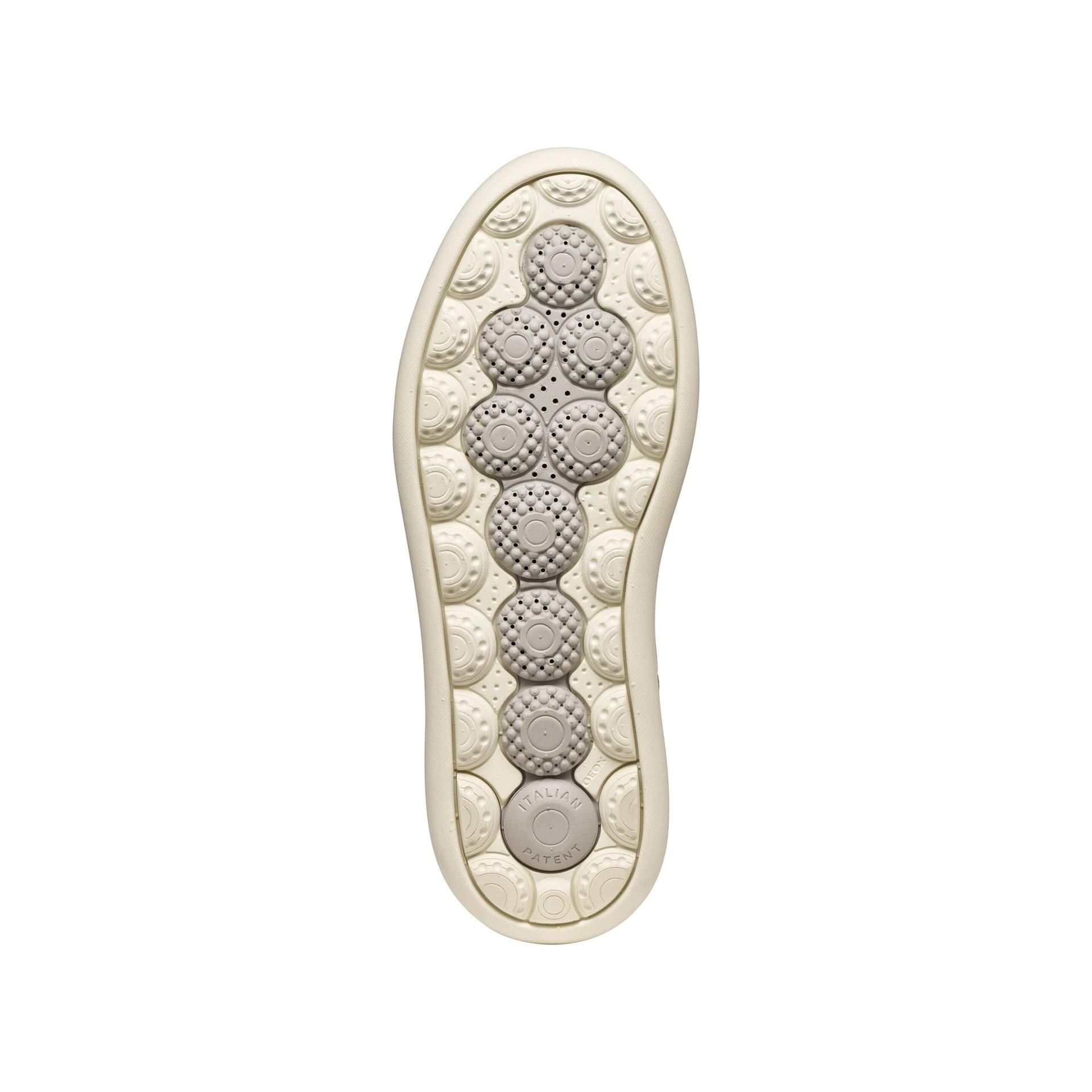 Geox Spherica Ecub-2 Sneakers D56WVD_0BCBN in White/Light Gold