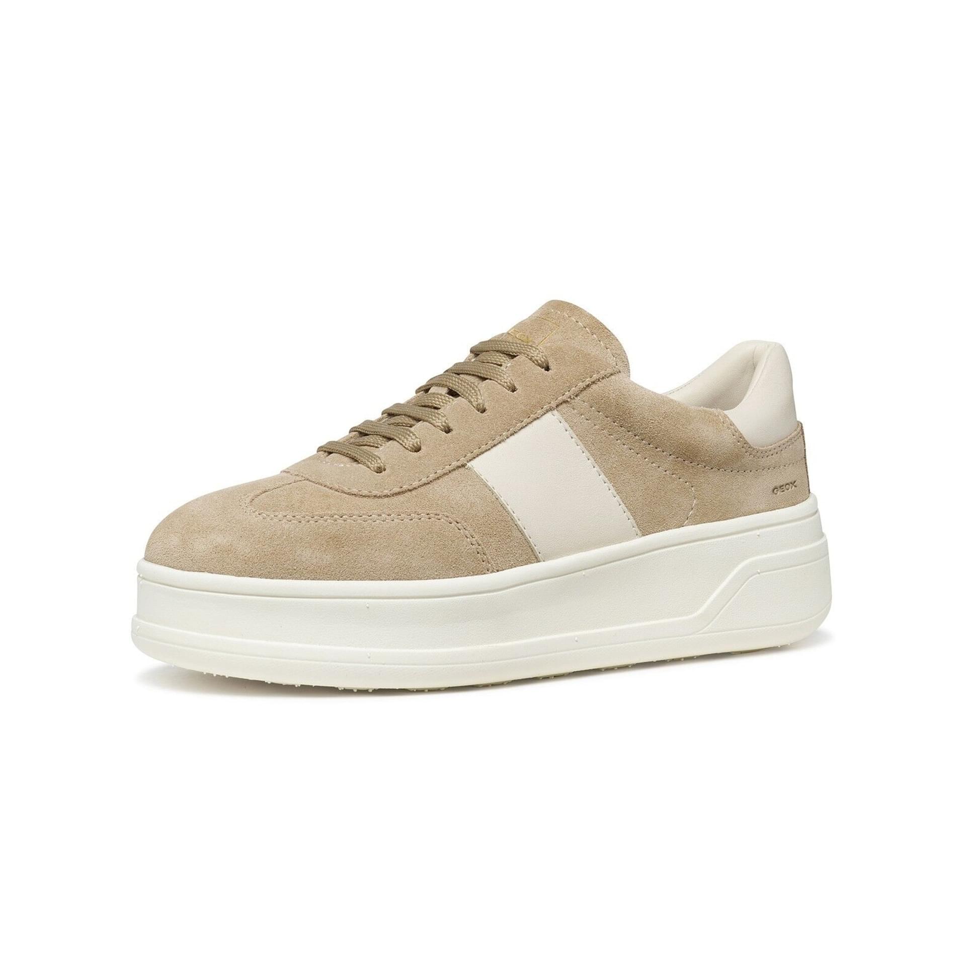 Geox Spherica Ecub-2 Sneakers D65WVA_02285 in Cream/Papyrus