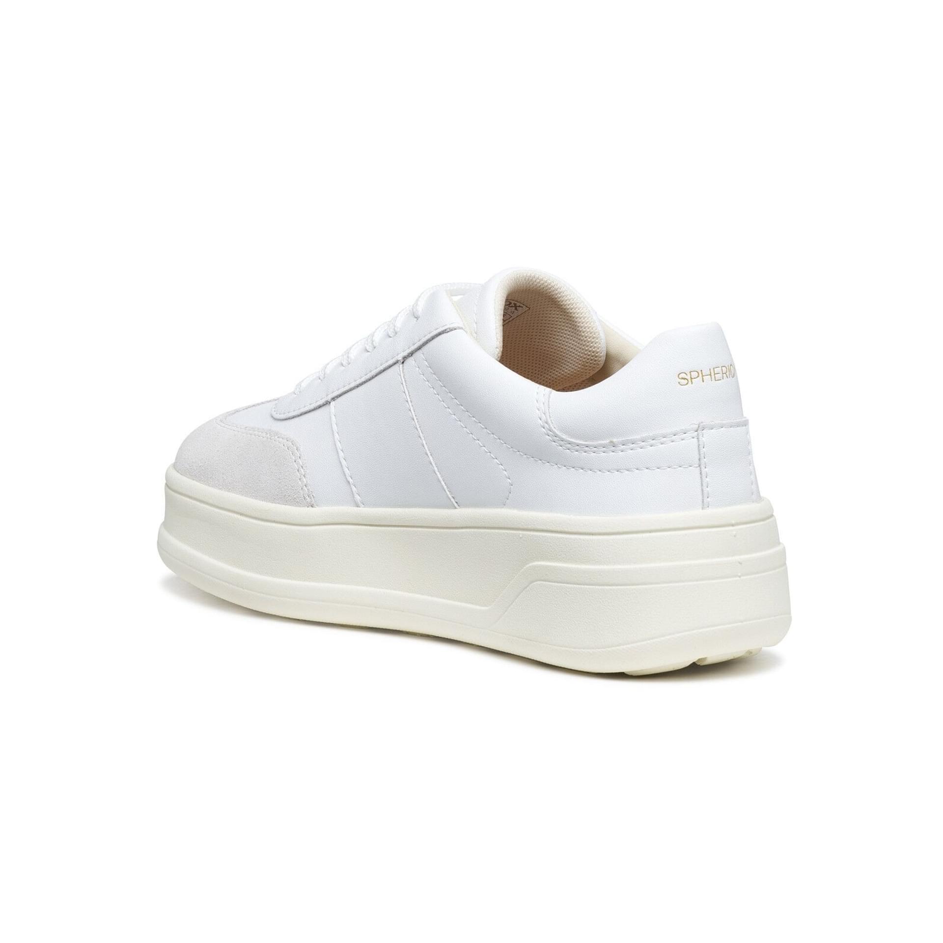 Geox Spherica Ecub-2 Sneakers D65WVA_09B22 in White/Off White