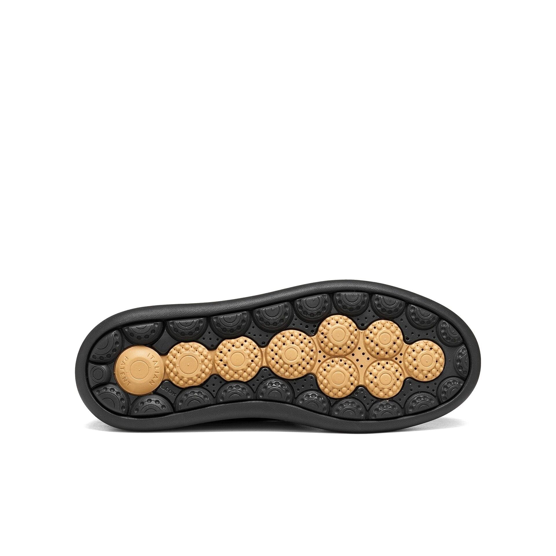 Geox Spherica Ecub-2 Enkellaarsjes leer in Black, zool (SKU D66WVF_00085--C9999)
