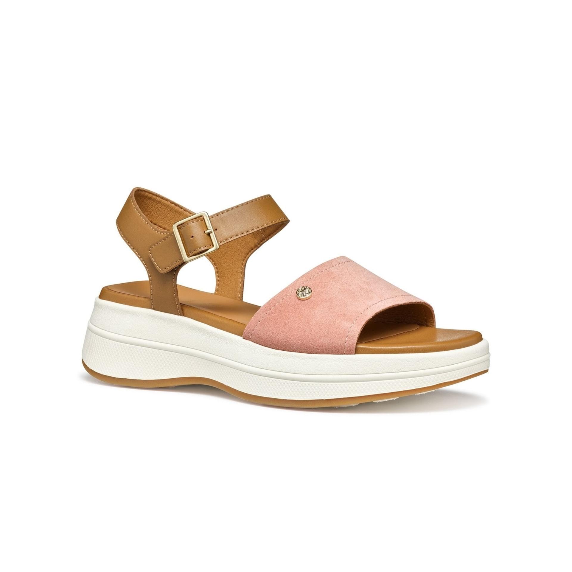 Geox Spherica Ecub-3 S Sandales D550VA_022BC in Antique Rose/Camel