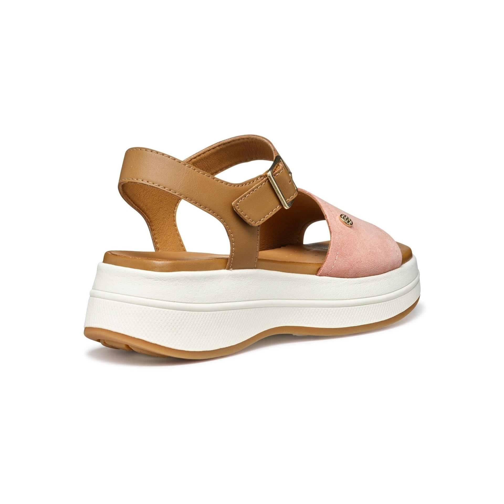Geox Spherica Ecub-3 S Sandales D550VA_022BC in Antique Rose/Camel
