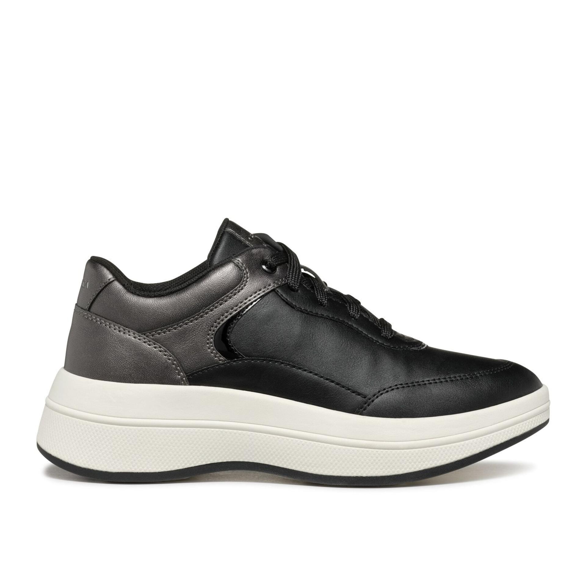 Geox Spherica Ecub-3 Sneakers D46WTB_054AJ in Black/Gun