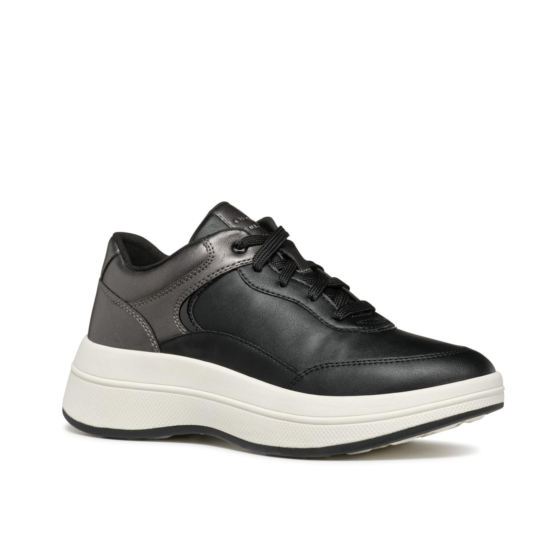 Geox Spherica Ecub-3 Sneakers D46WTB_054AJ in Black/Gun