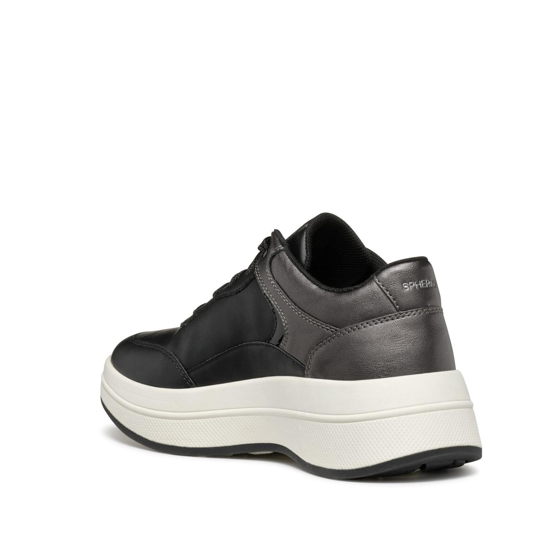 Geox Spherica Ecub-3 Sneakers D46WTB_054AJ in Black/Gun