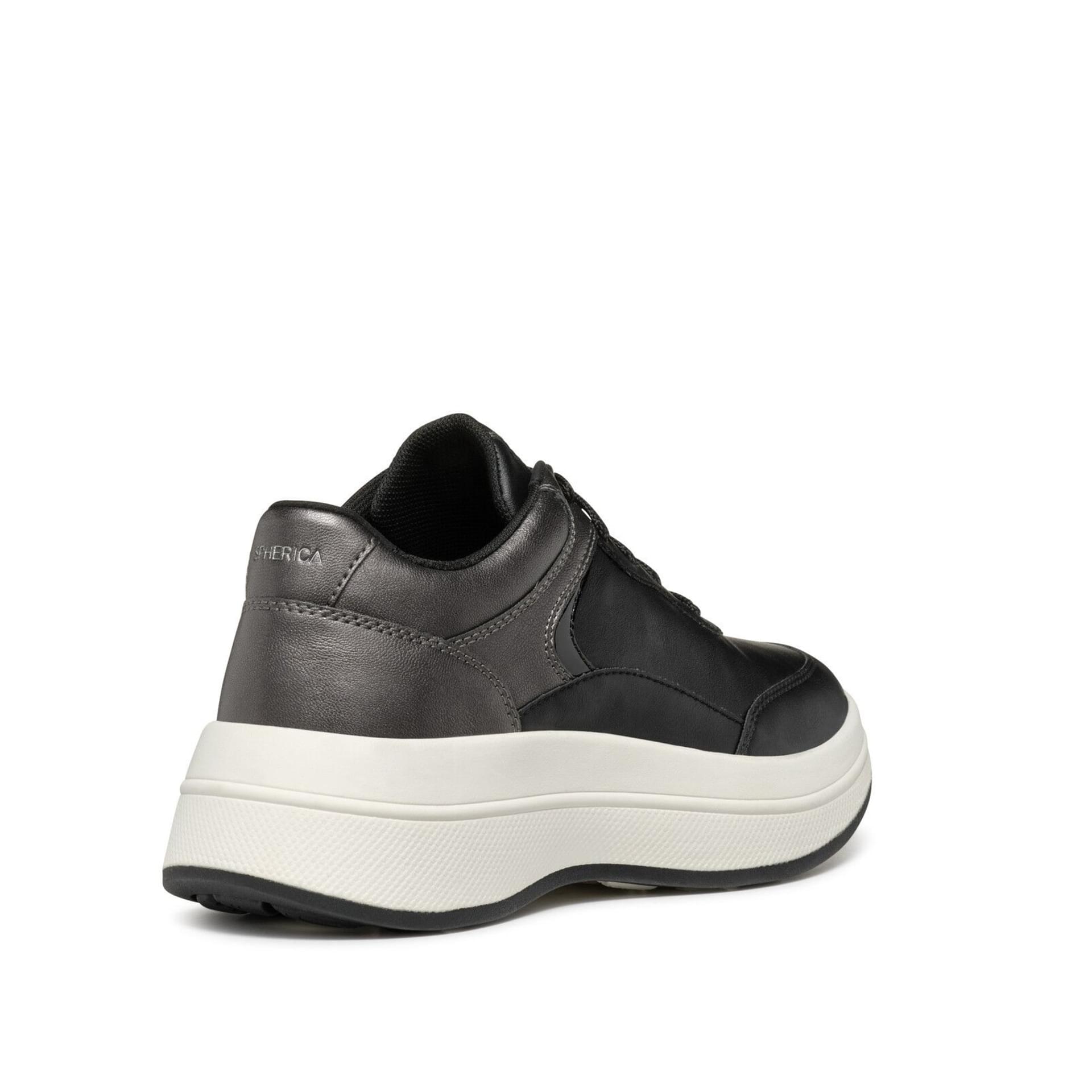 Geox Spherica Ecub-3 Sneakers D46WTB_054AJ in Black/Gun