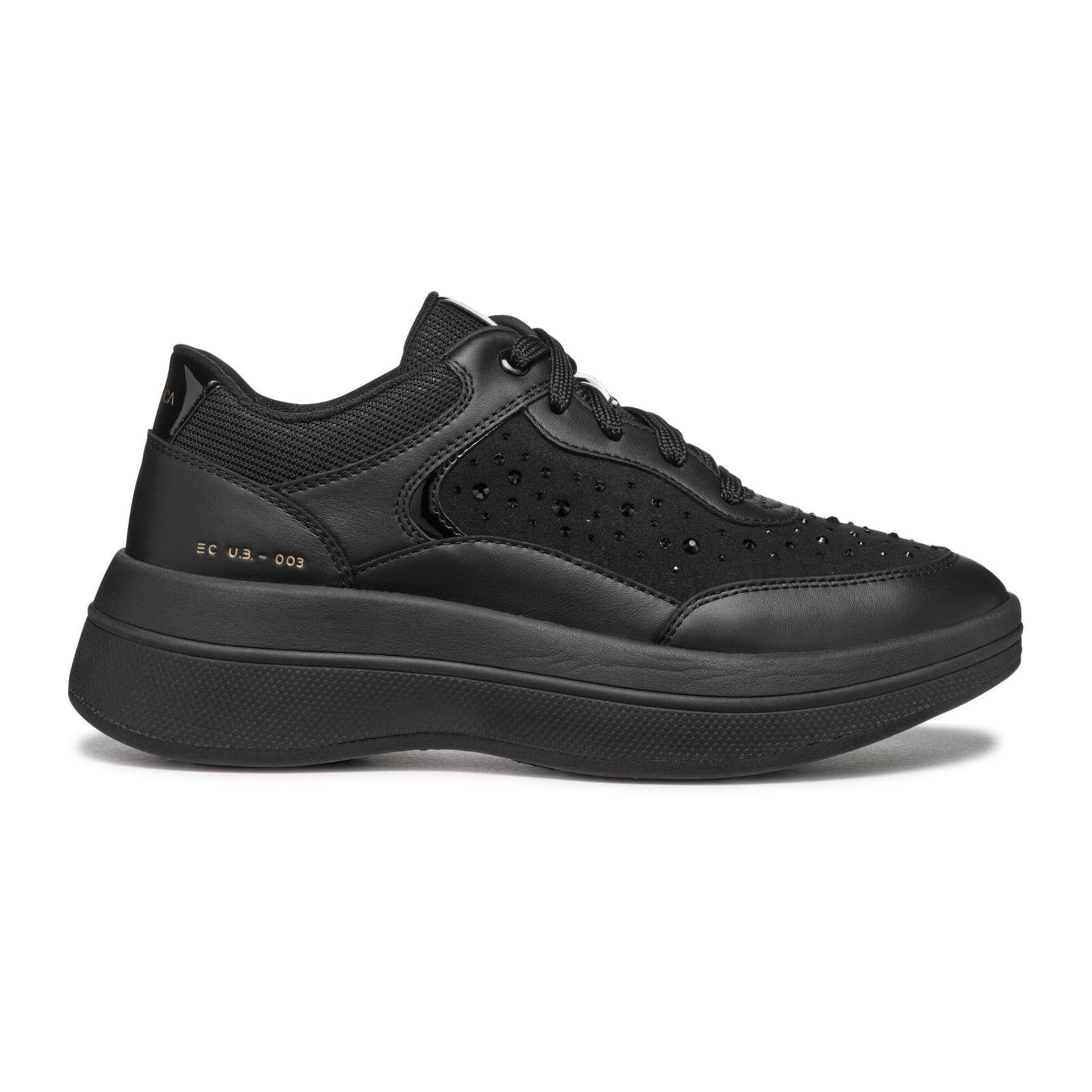 Geox Spherica Ecub-3 Sneakers D46WTC_085AU in Black