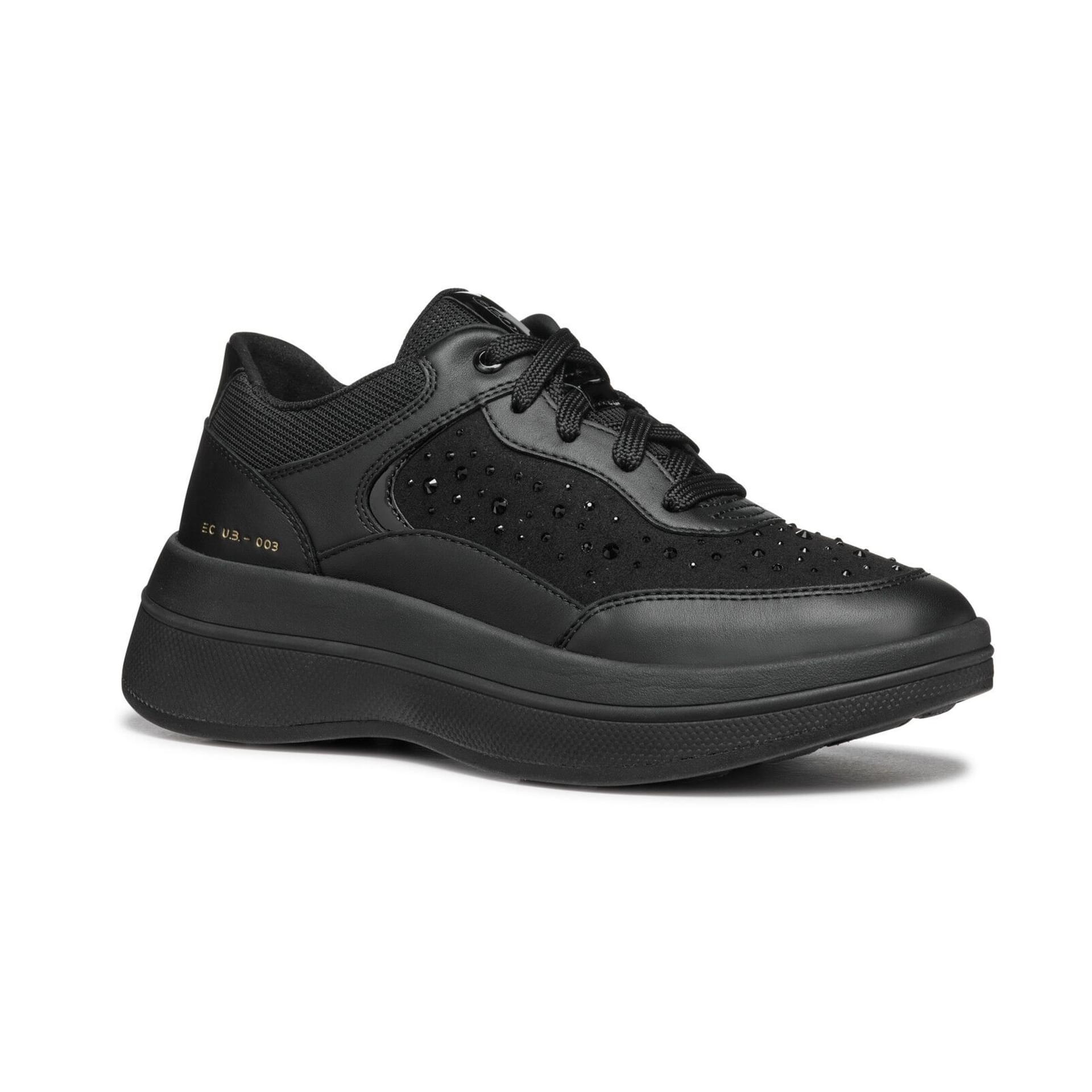 Geox Spherica Ecub-3 Sneakers D46WTC_085AU in Black