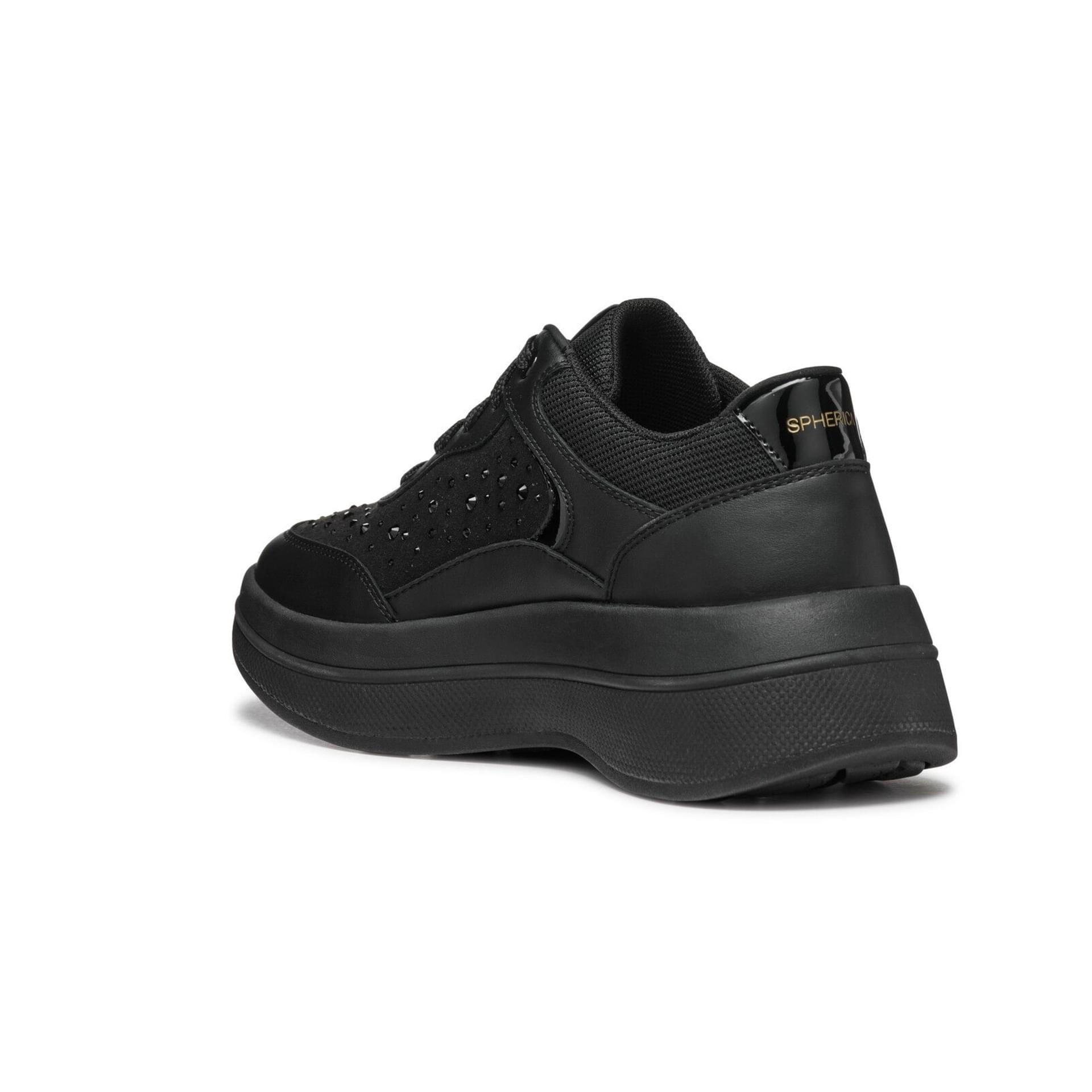 Geox Spherica Ecub-3 Sneakers D46WTC_085AU in Black