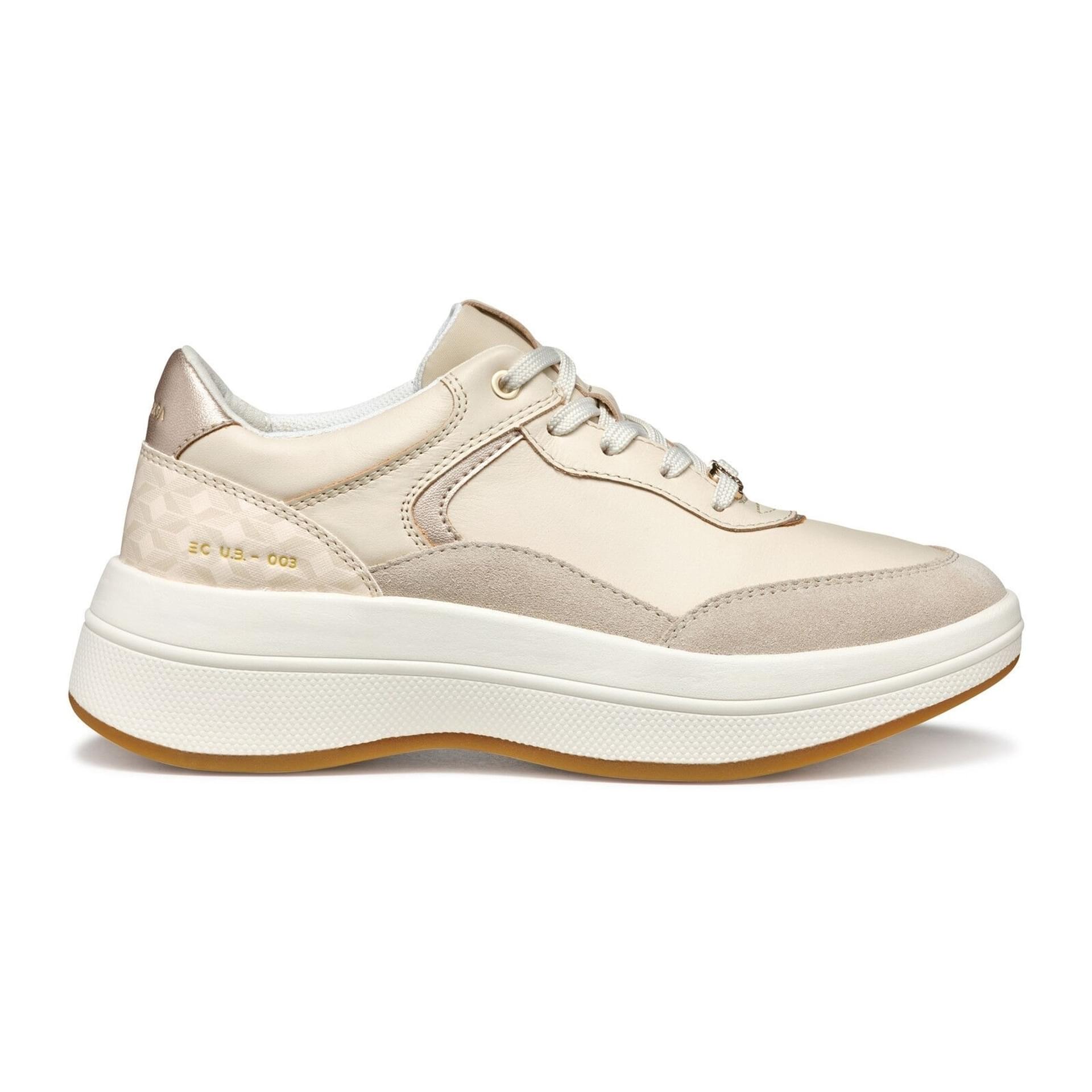 Geox Spherica Ecub-3 Sneakers D46WTD_08504 in Papyrus