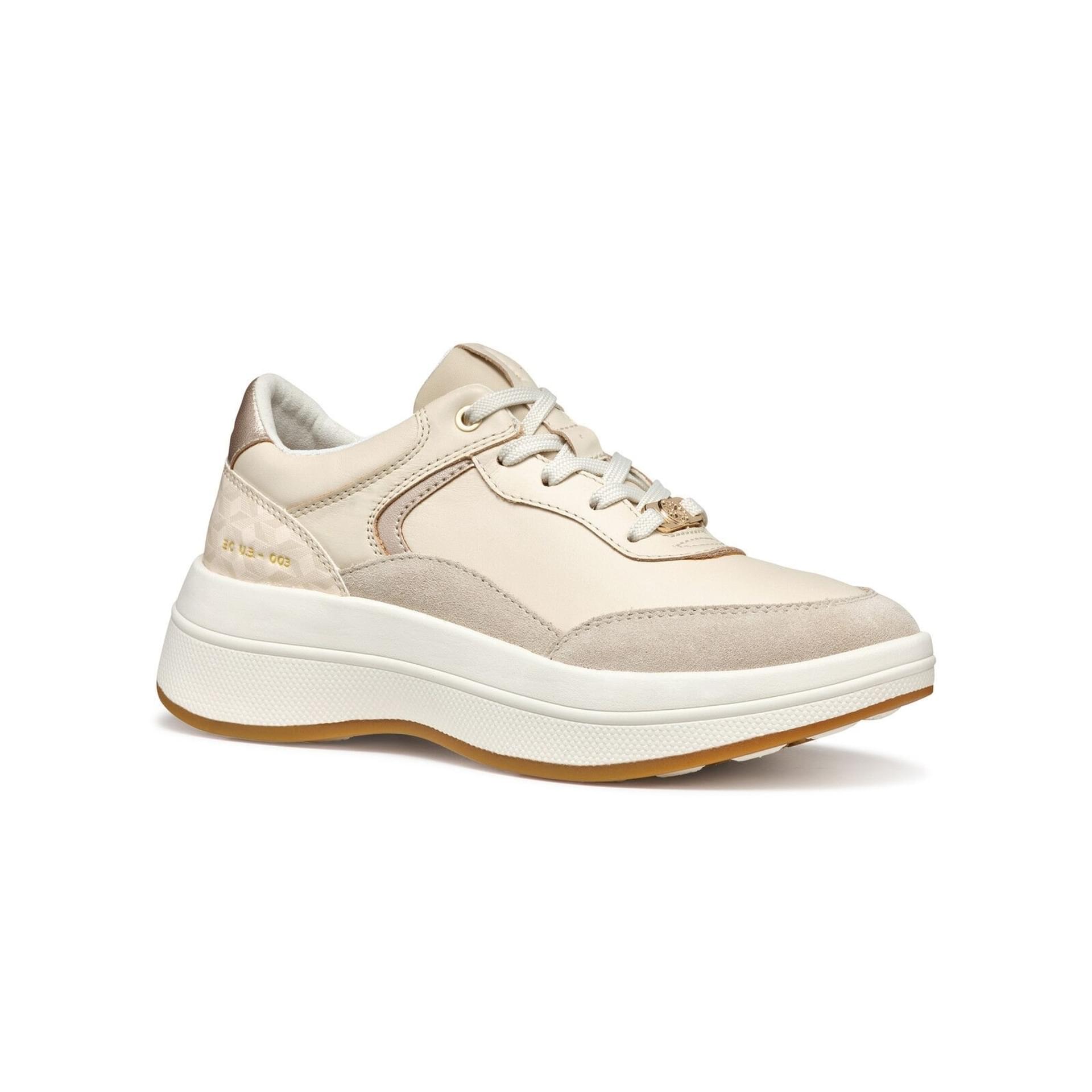 Geox Spherica Ecub-3 Sneakers D46WTD_08504 in Papyrus