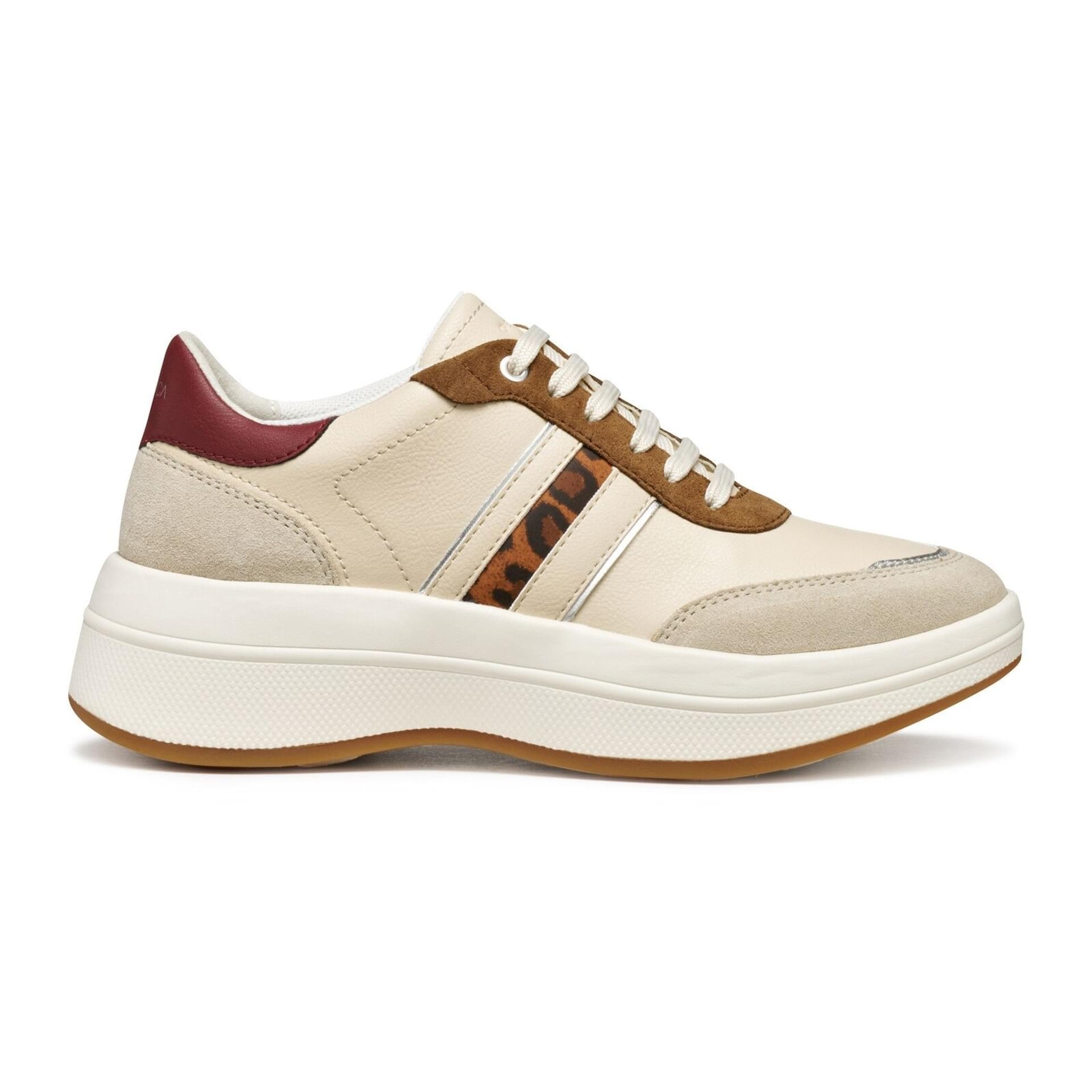 Geox Spherica Ecub-3 Sneakers D56WTA_0BC22 in Papyrus/Light Taupe
