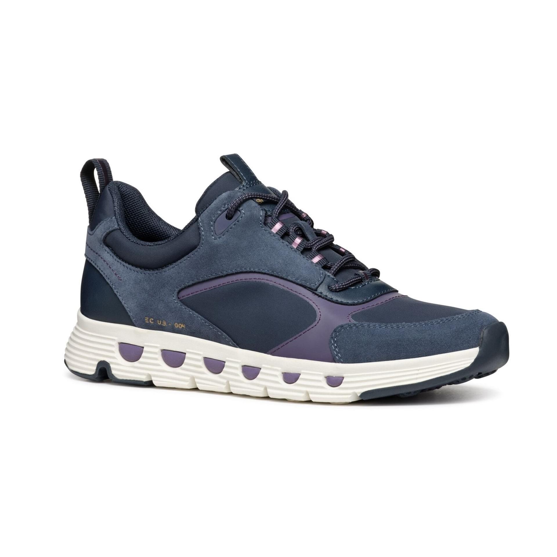 Geox Spherica Ecub-4 Sneakers D46XUA_0FU22 in Navy/Purple