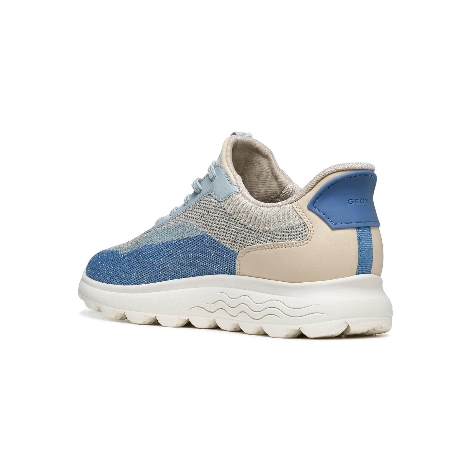 Geox Spherica Plus Sneakers D567MA_06KBC in Papyrus/Crystal