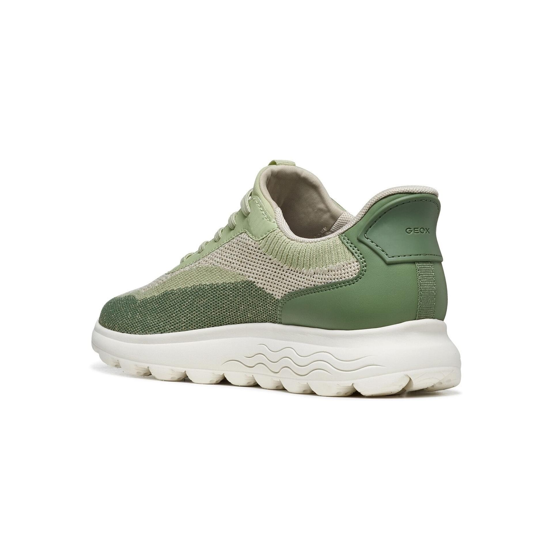 Geox Spherica Plus Sneakers D567MA_06KBC in Papyrus/Olive