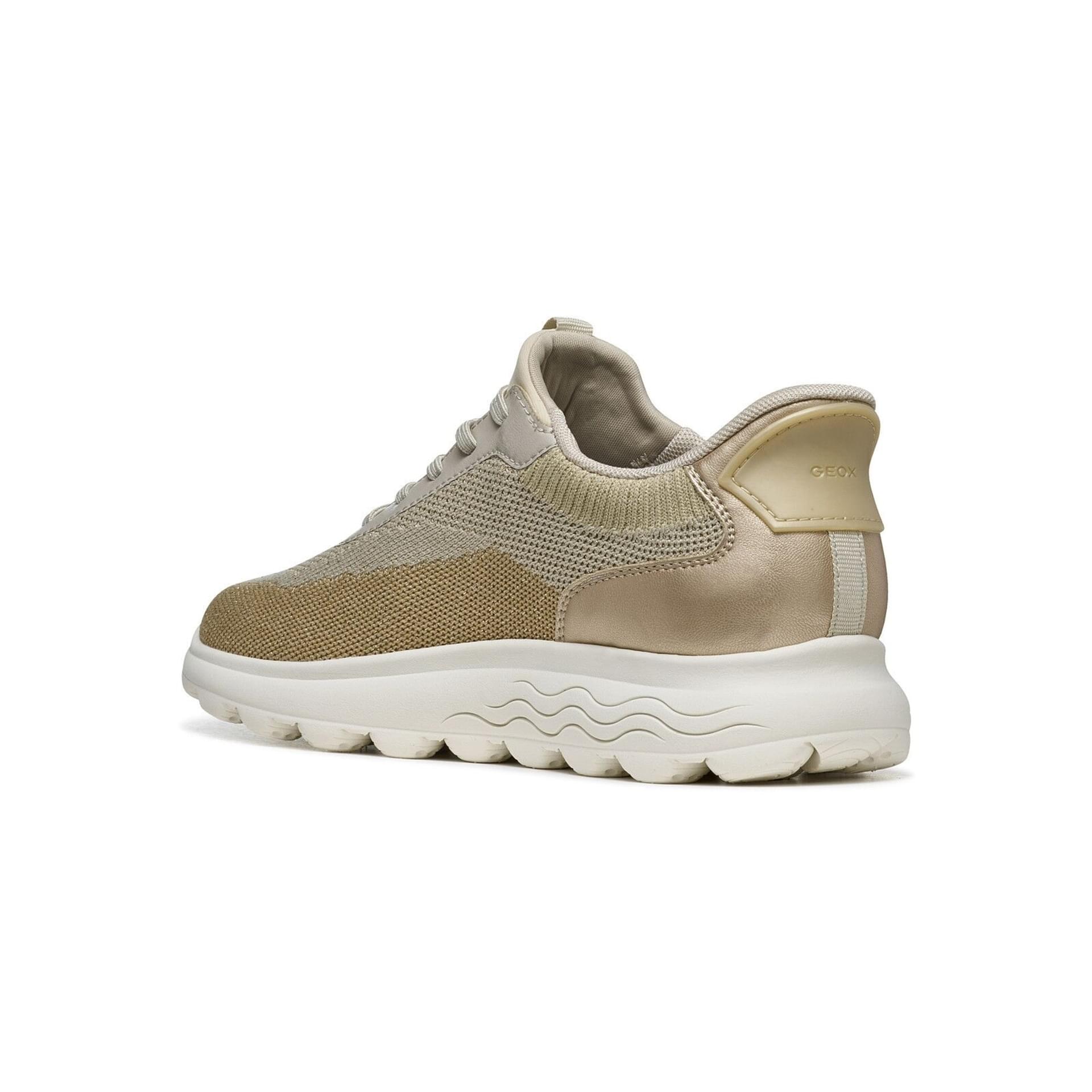 Geox Spherica Plus Sneakers D567MA_06KNF in Light Sand/Light Gold