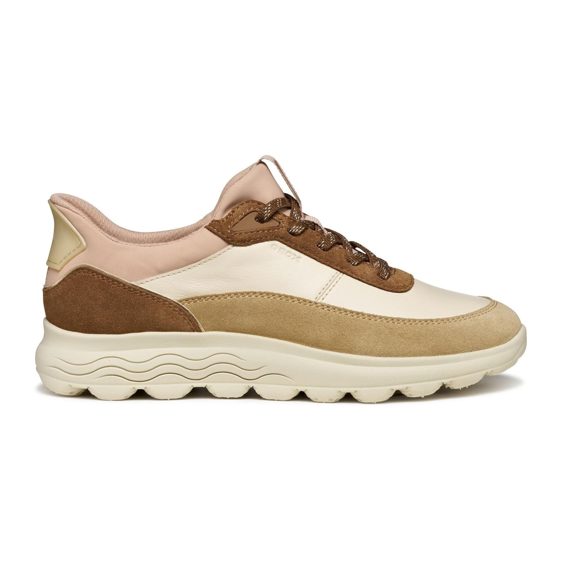 Geox Spherica Plus Sneakers D567MB_08522 in Papyrus/Mud