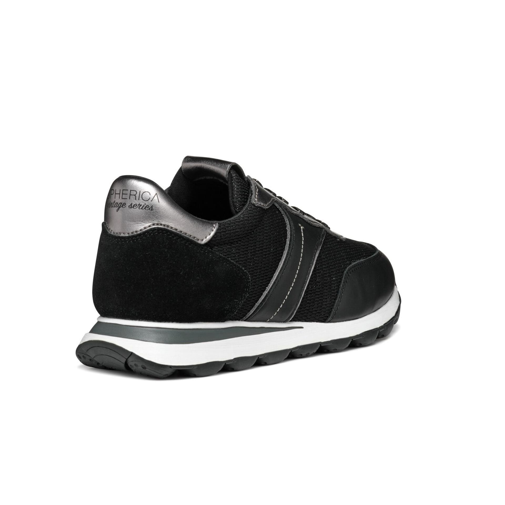 Geox Spherica Vseries Sneakers D45F4A_01485 in Black