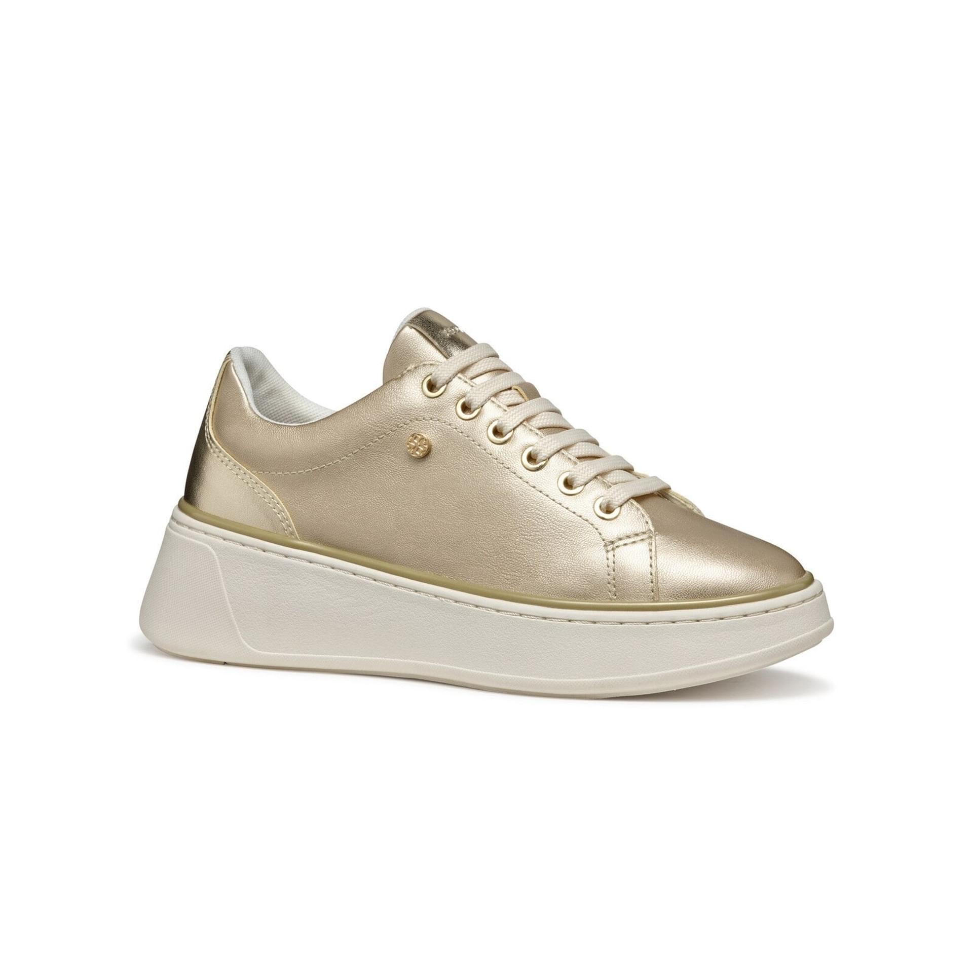 Geox Sunnetty Sneakers D55YHA_0NFBN in Light Gold