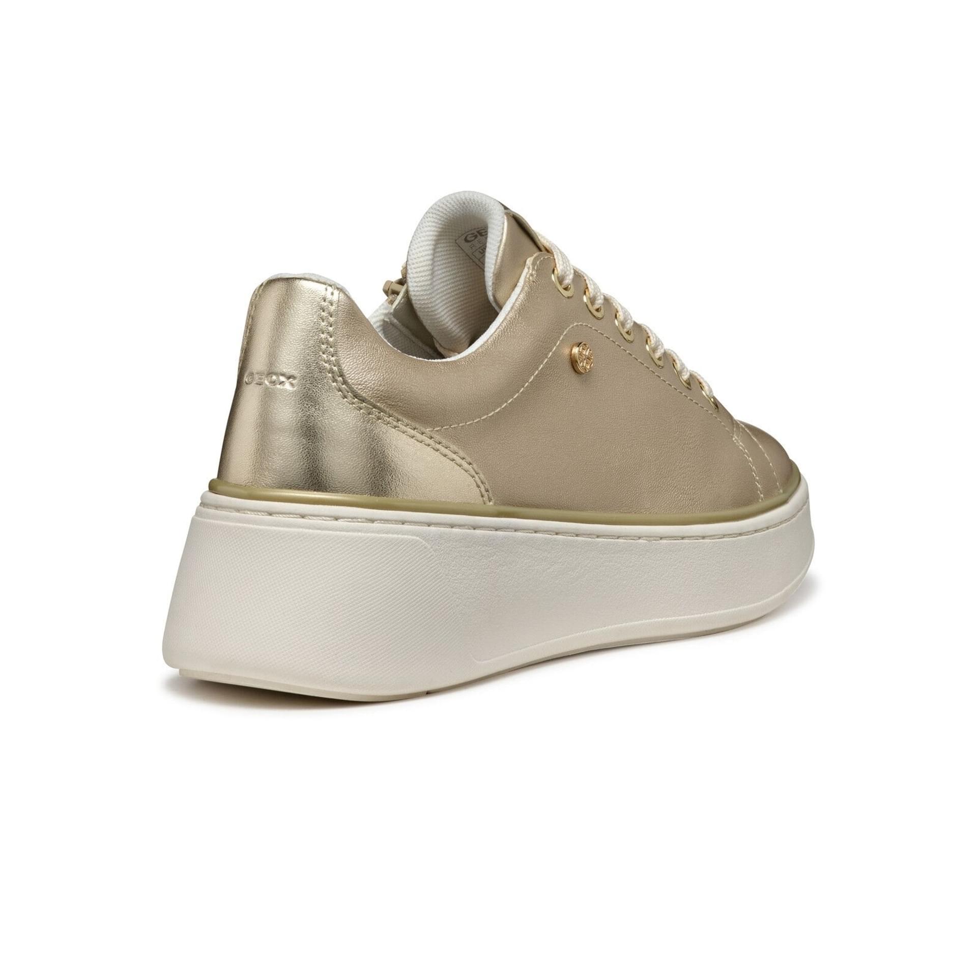 Geox Sunnetty Sneakers D55YHA_0NFBN in Light Gold