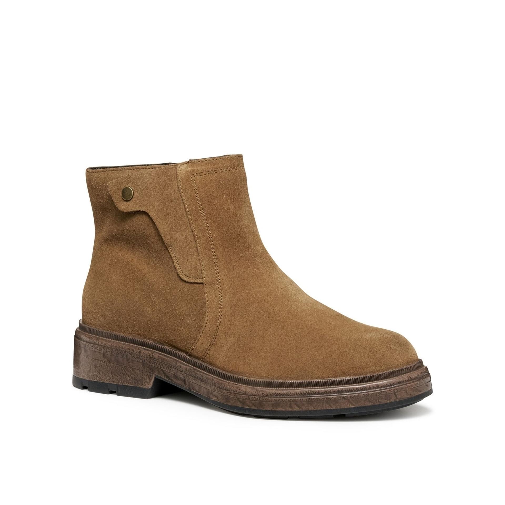 Geox Swelen Ankle Boots D565GC_00022 in Mud