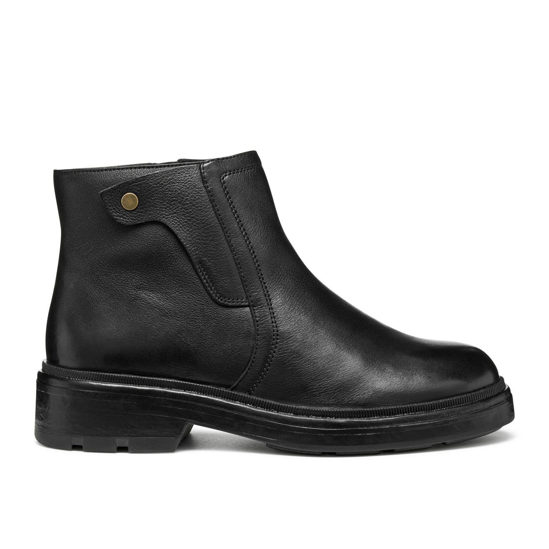 Geox Swelen Enkellaarsjes D565GC_00046 in Black