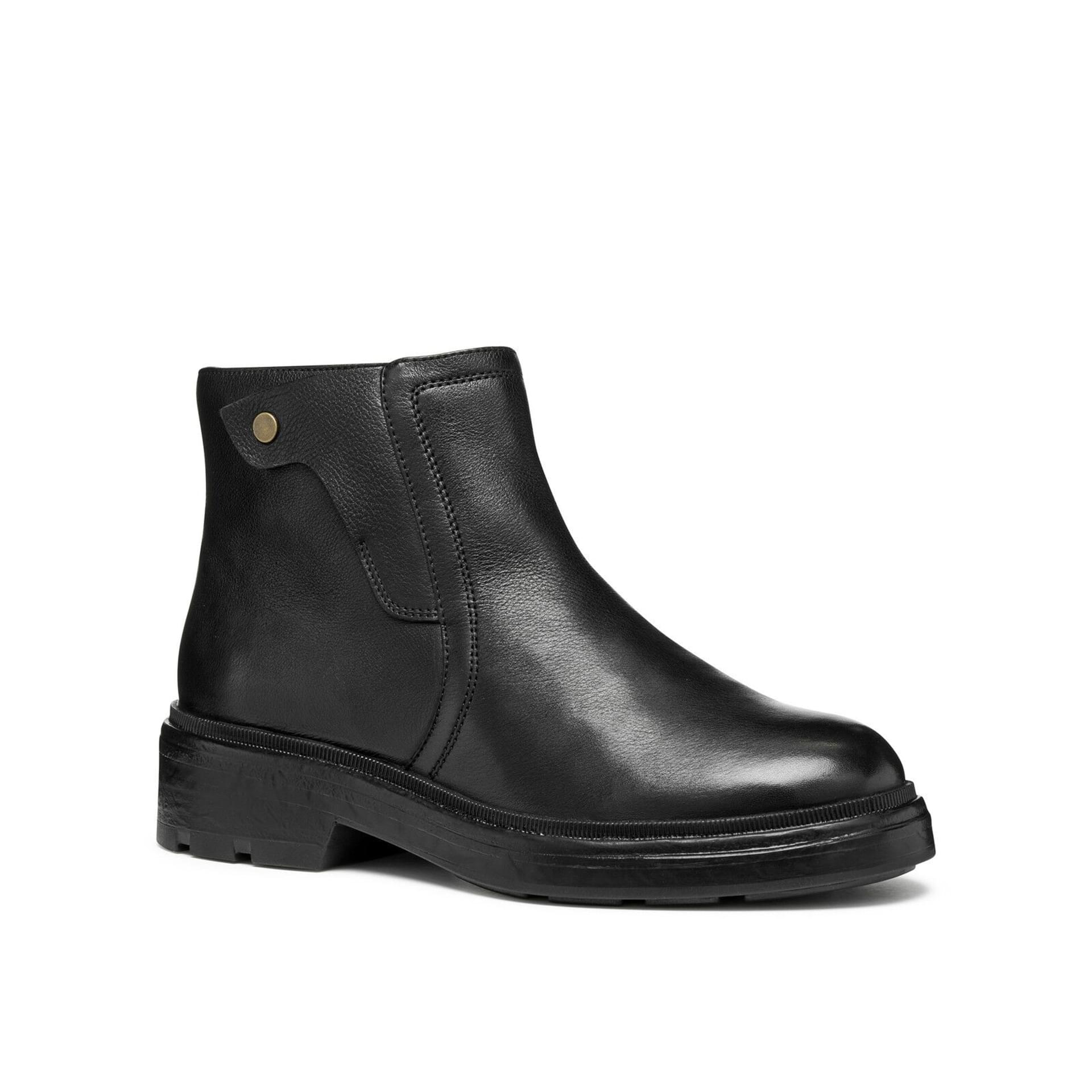 Geox Swelen Enkellaarsjes D565GC_00046 in Black