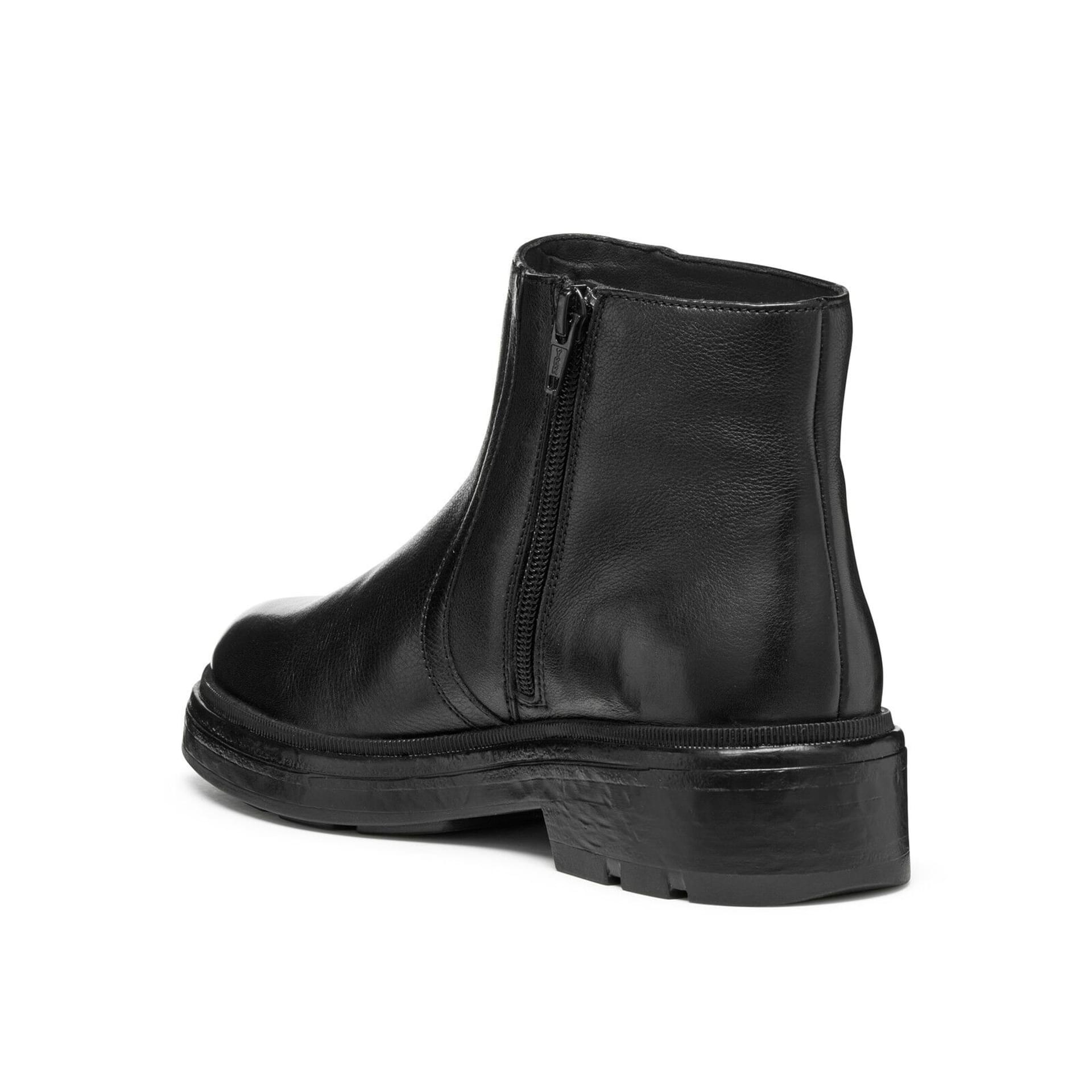 Geox Swelen Enkellaarsjes D565GC_00046 in Black