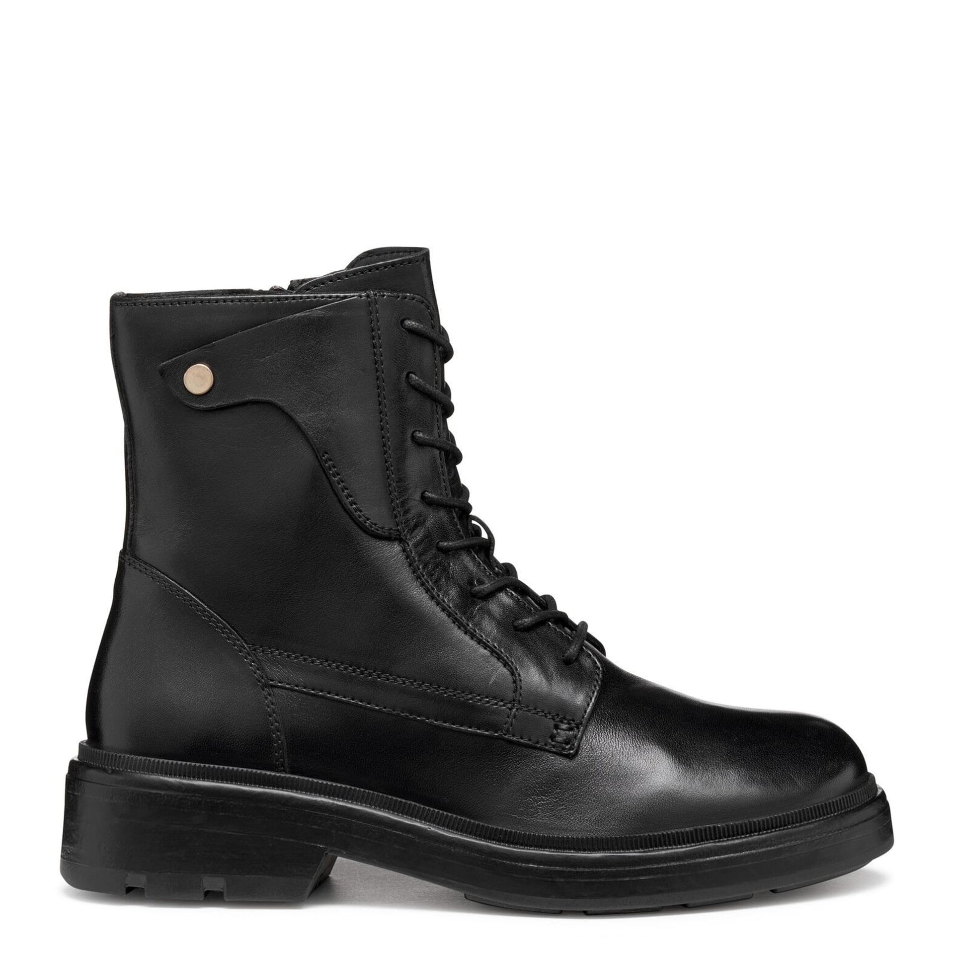 Geox Swelen Enkellaarsjes D565GE_00043 in Black