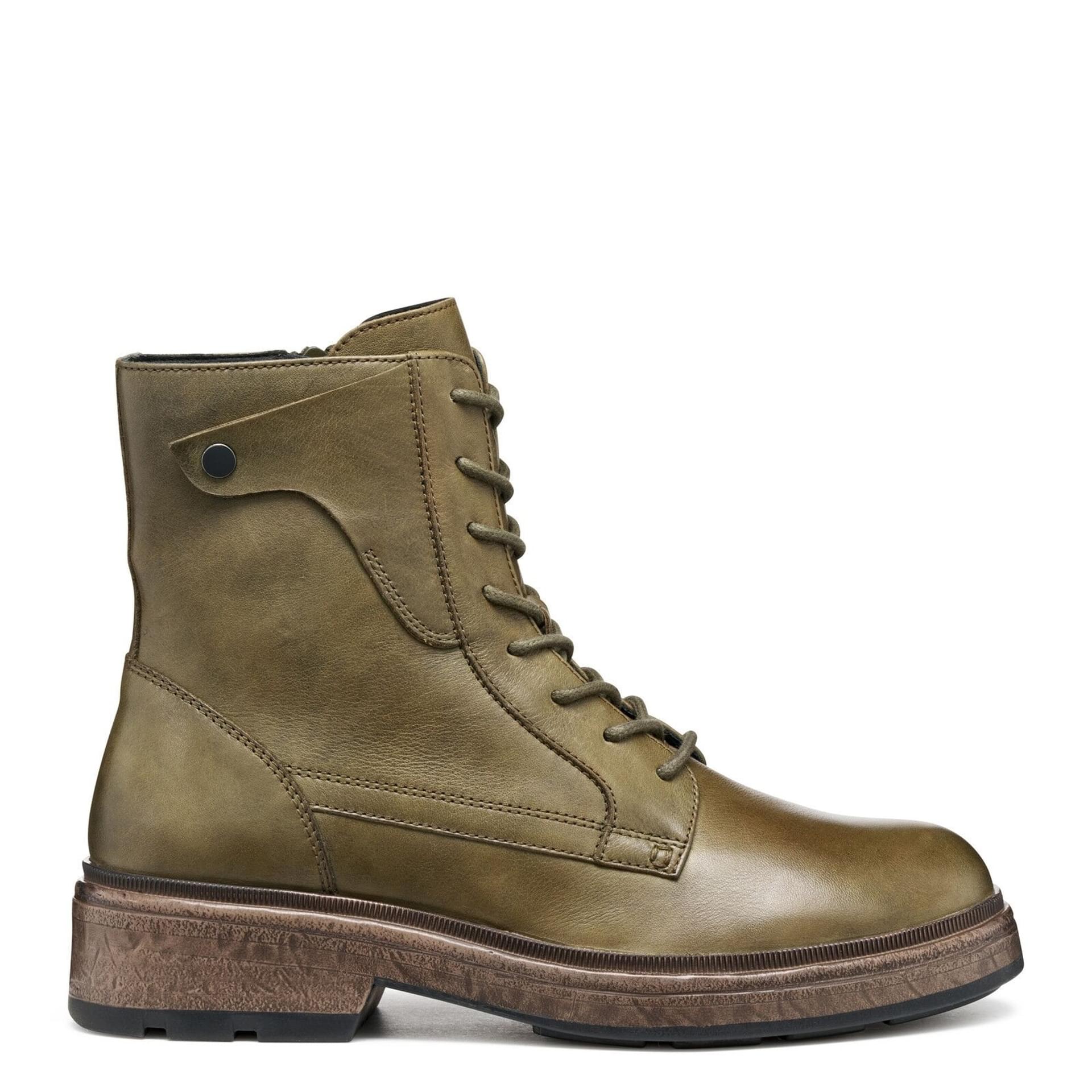 Geox Swelen Ankle Boots D565GE_00046 in Musk