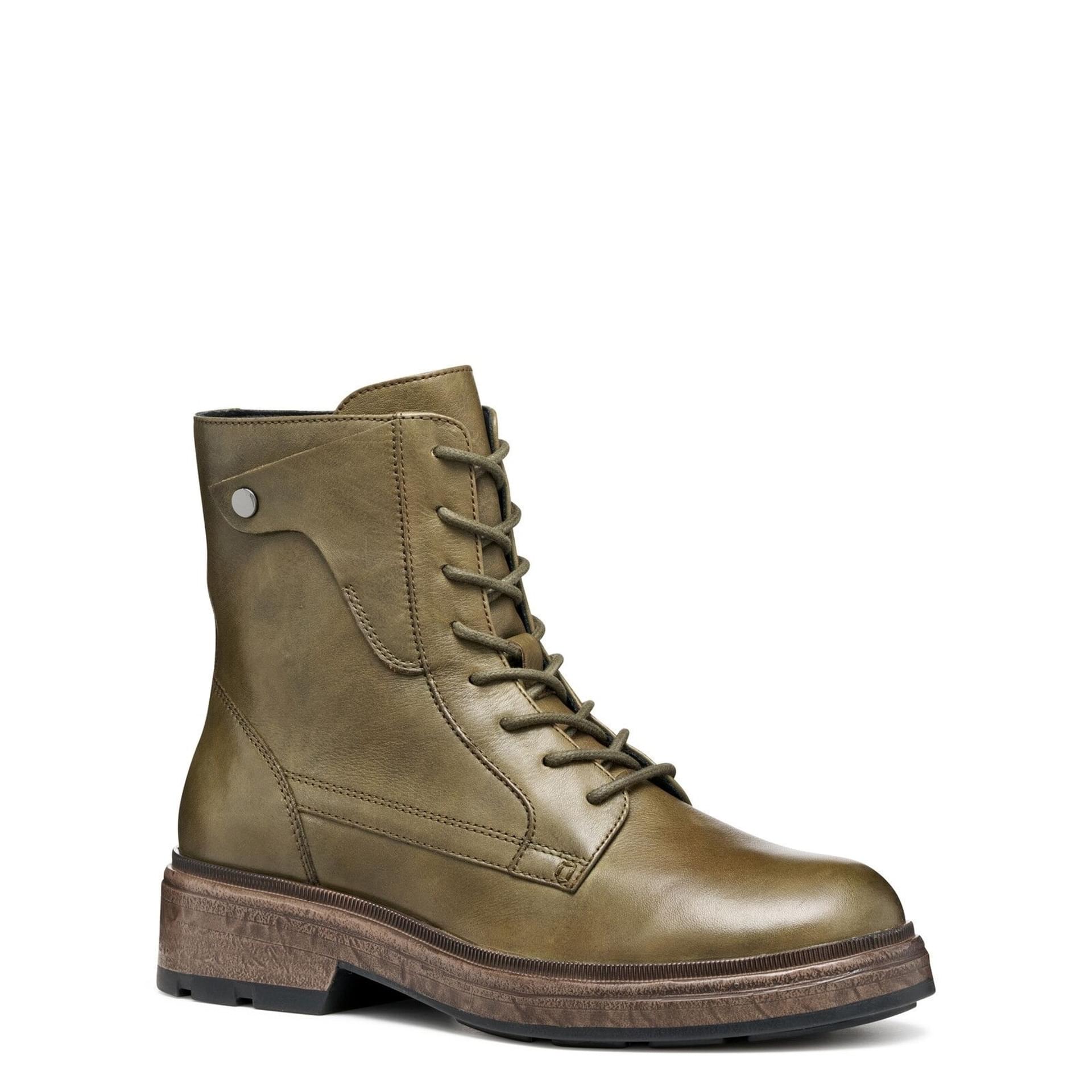 Geox Swelen Ankle Boots D565GE_00046 in Musk