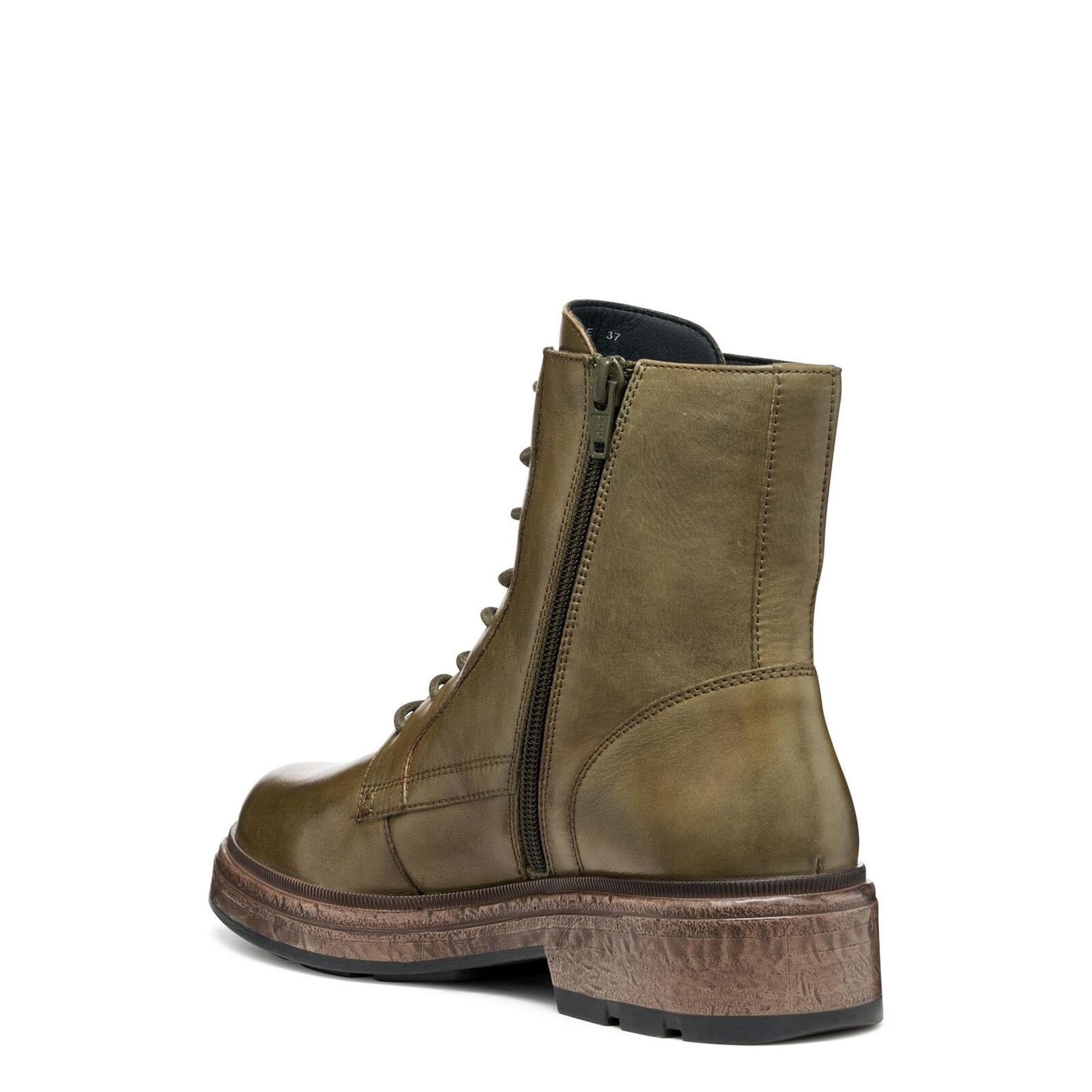 Geox Swelen Ankle Boots D565GE_00046 in Musk