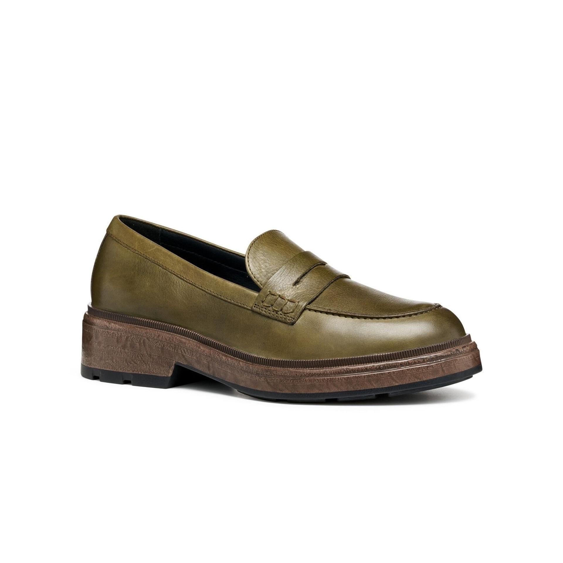Geox Swelen Moccassins D565GF_00046 in Musk